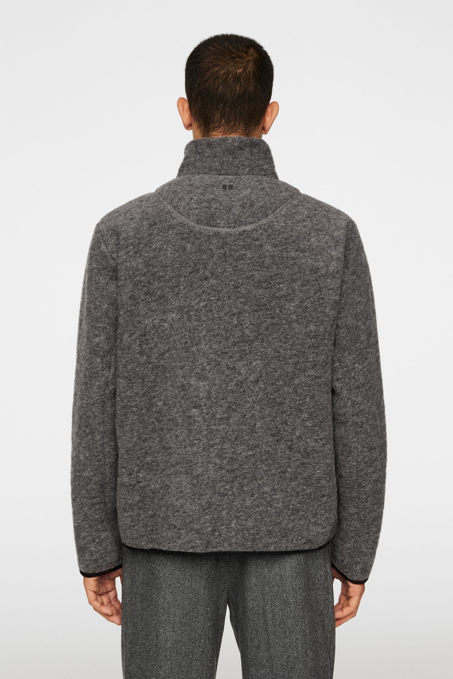 Dustin Wool Fleece Jacket / Light Grey Melange