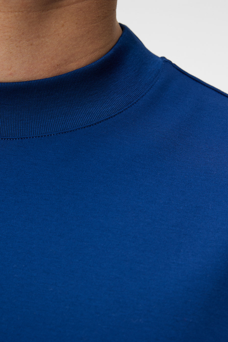 Ace Mock Neck T-shirt / Estate Blue