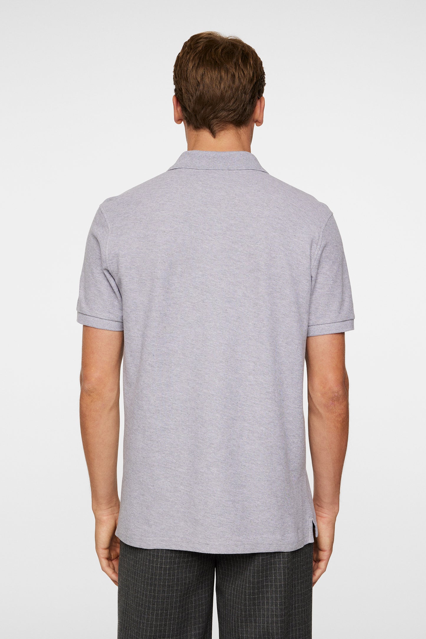 Troy Polo Shirt Seasonal Pique / Mid Grey Melange