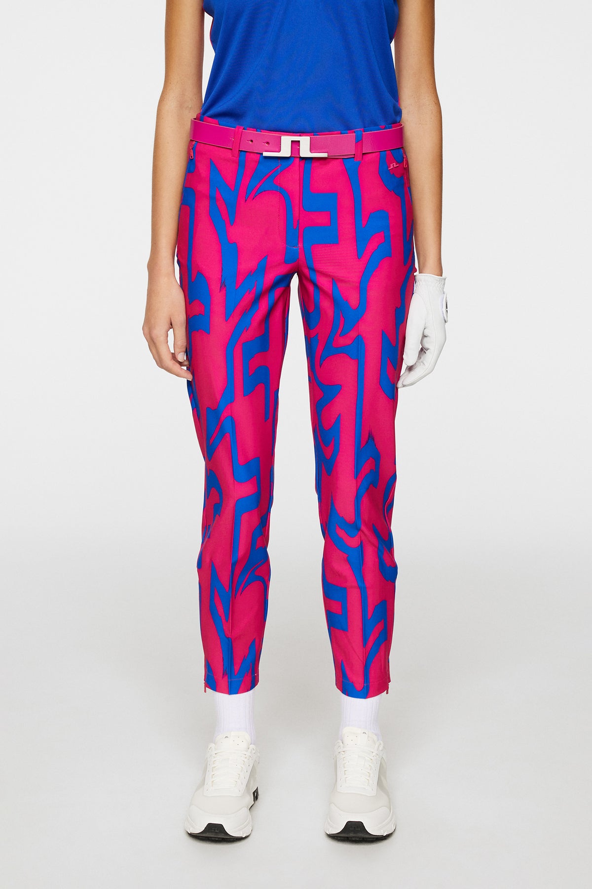 Pia Print Pant / Glitch Bridge Pink