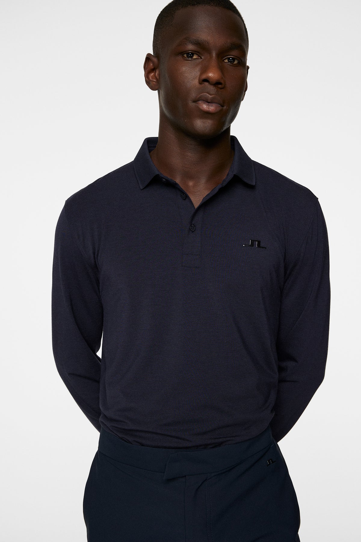 Florian LS Polo / Navy Melange