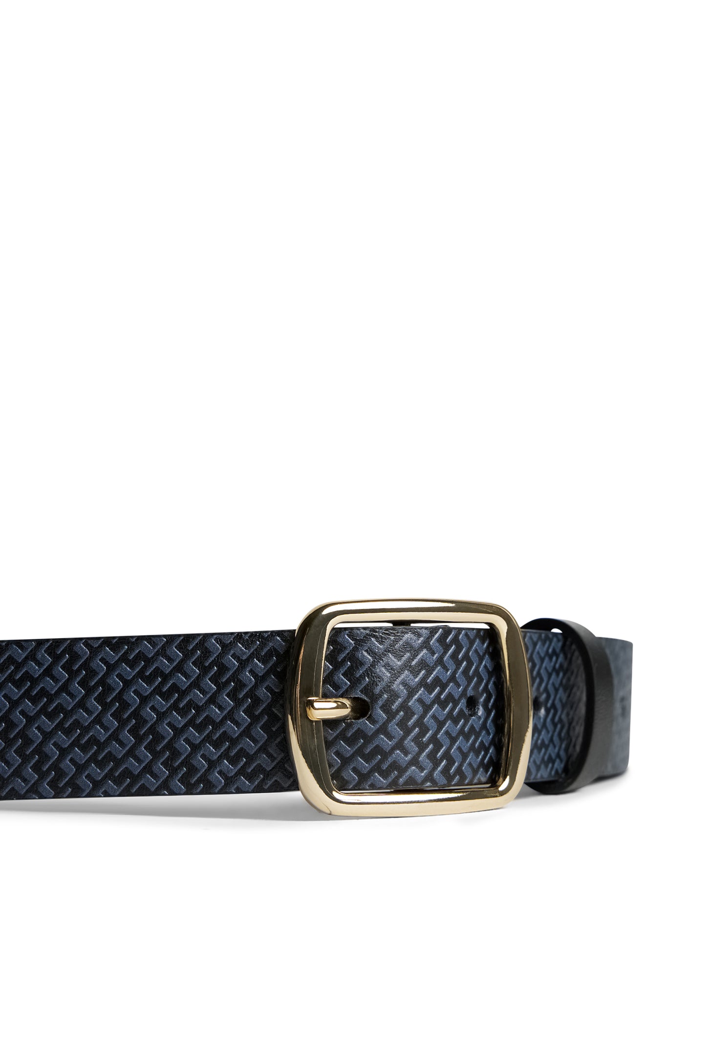 Bibbi Leather Belt / Bias Bridge Black