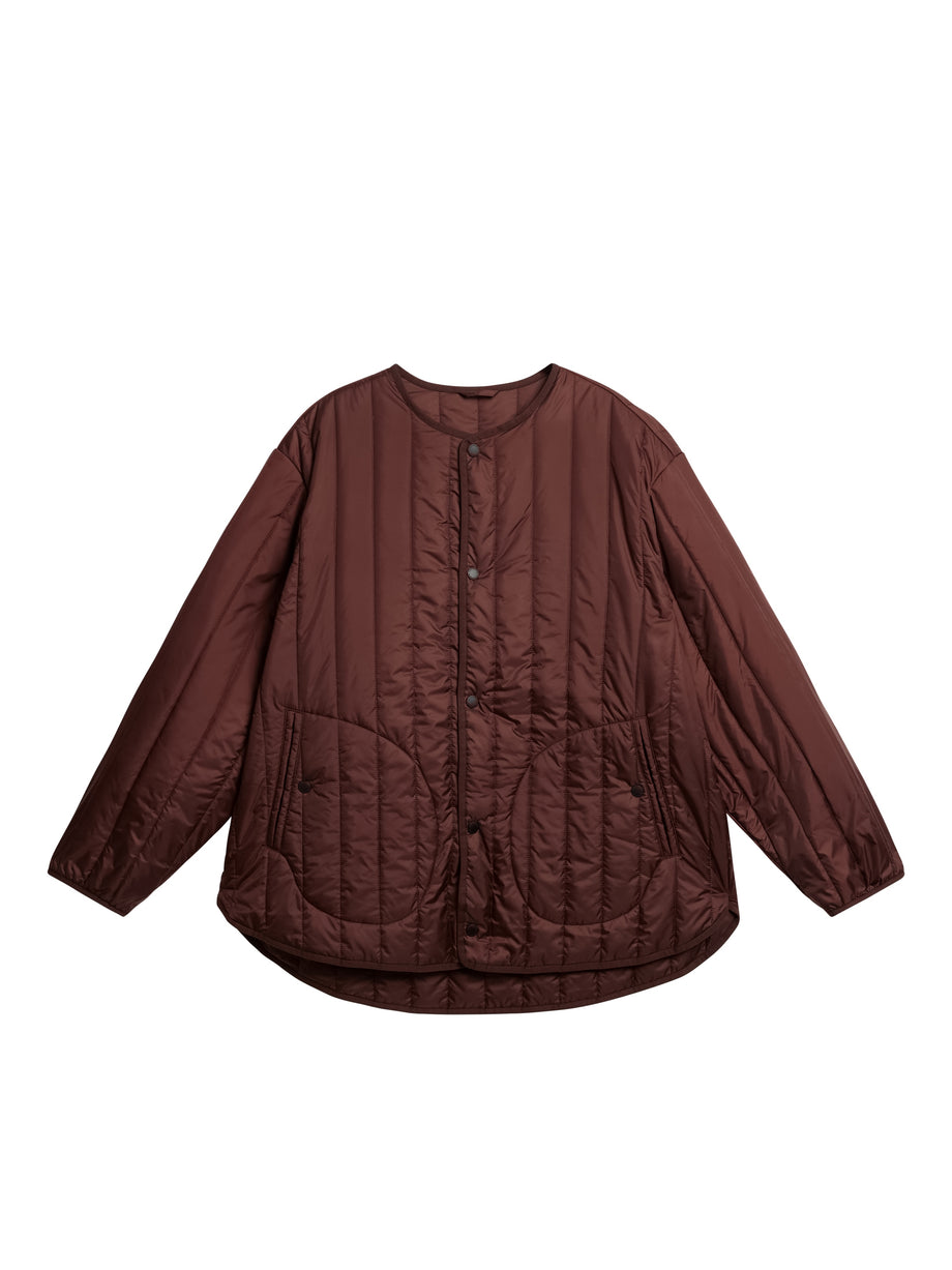 Khaza Quilted Jacket / Bitter Chocolate