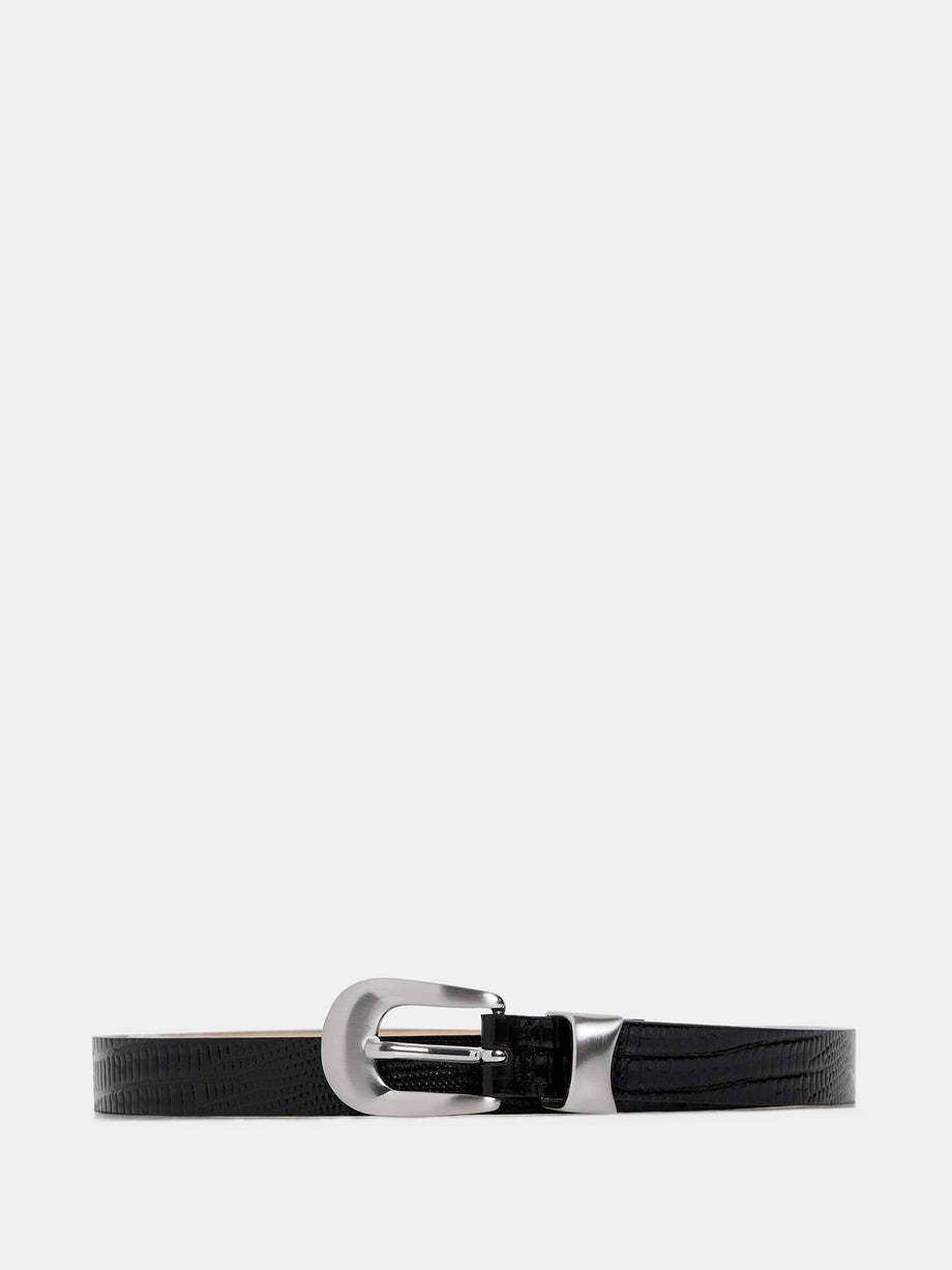 Western Leather Belt / Black – J.Lindeberg
