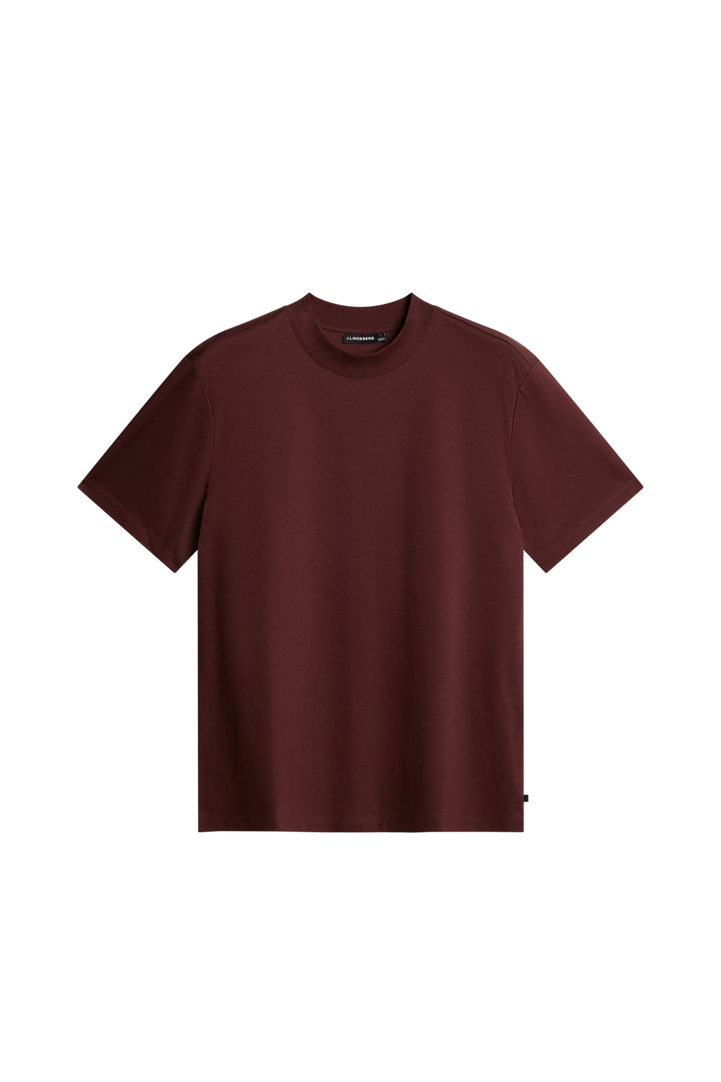 Ace Mock Neck T-Shirt / Bitter Chocolate