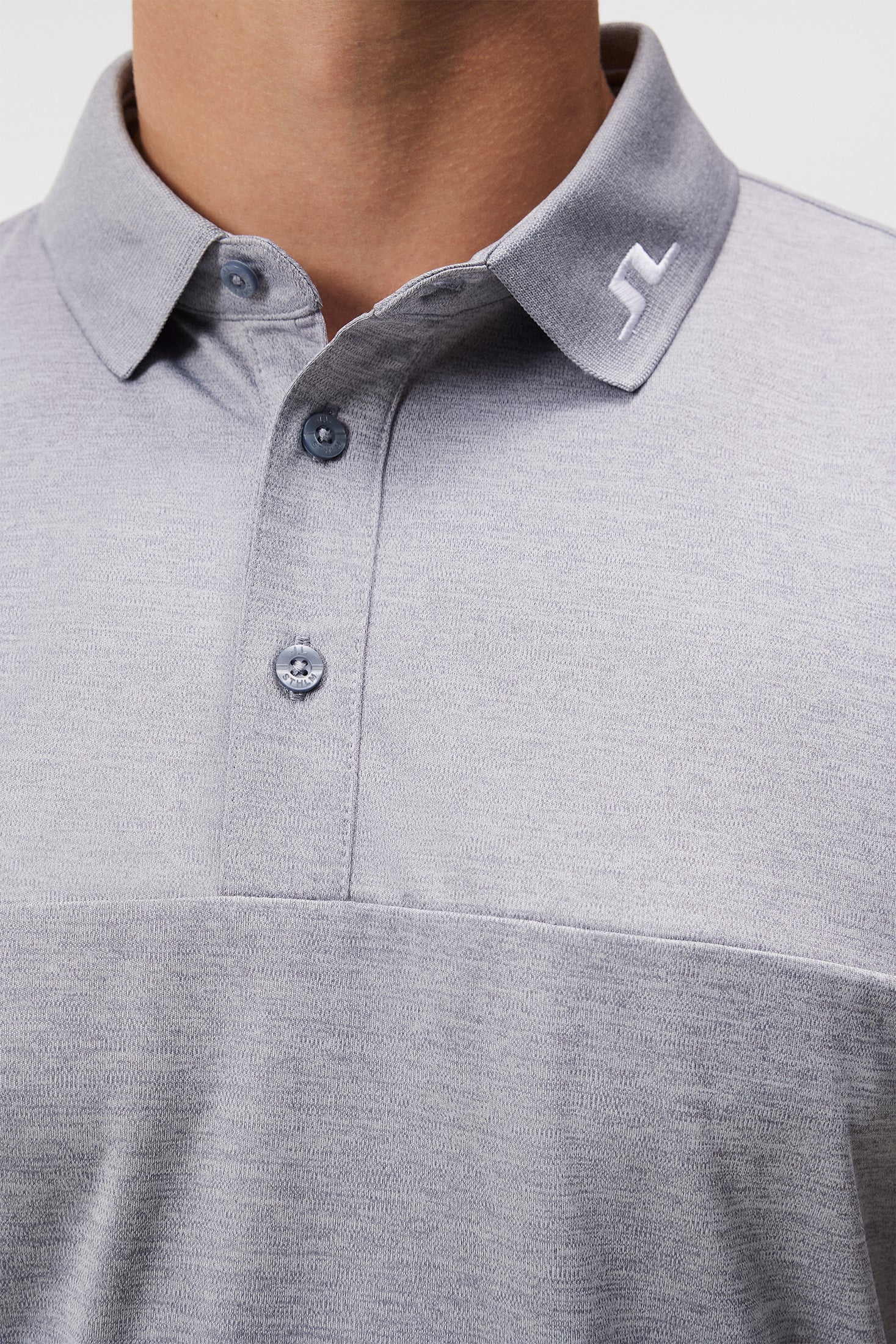 Jeff Reg Fit Polo / Grey Melange