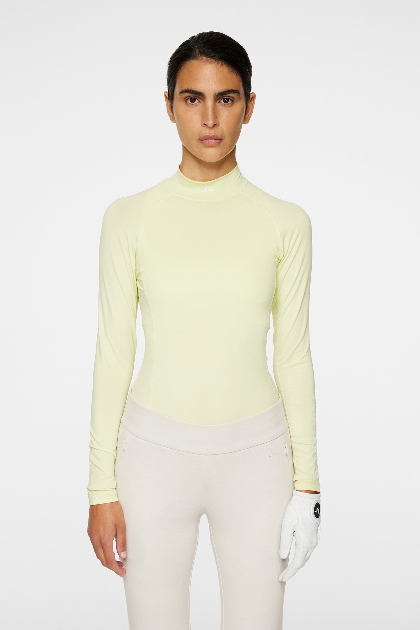 Asa Soft Compression Top / Pale Lime Yellow