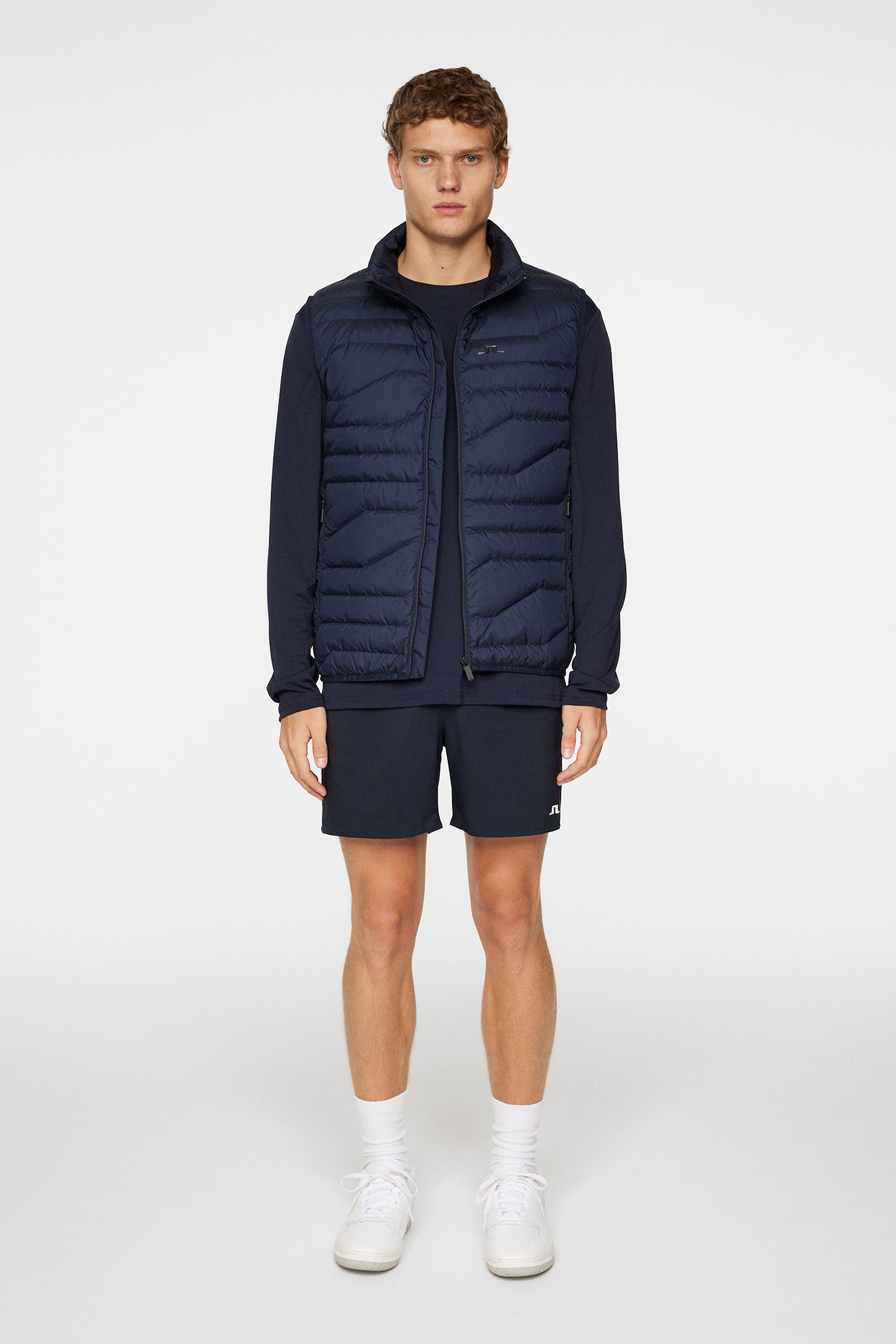 Cliff Light Down Vest / JL Navy