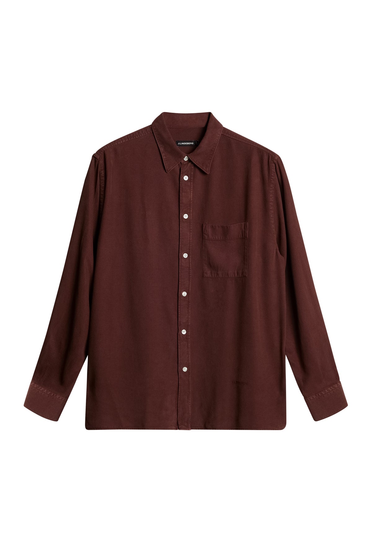 Reg Struct GMD Tencel Shirt / Bitter Chocolate