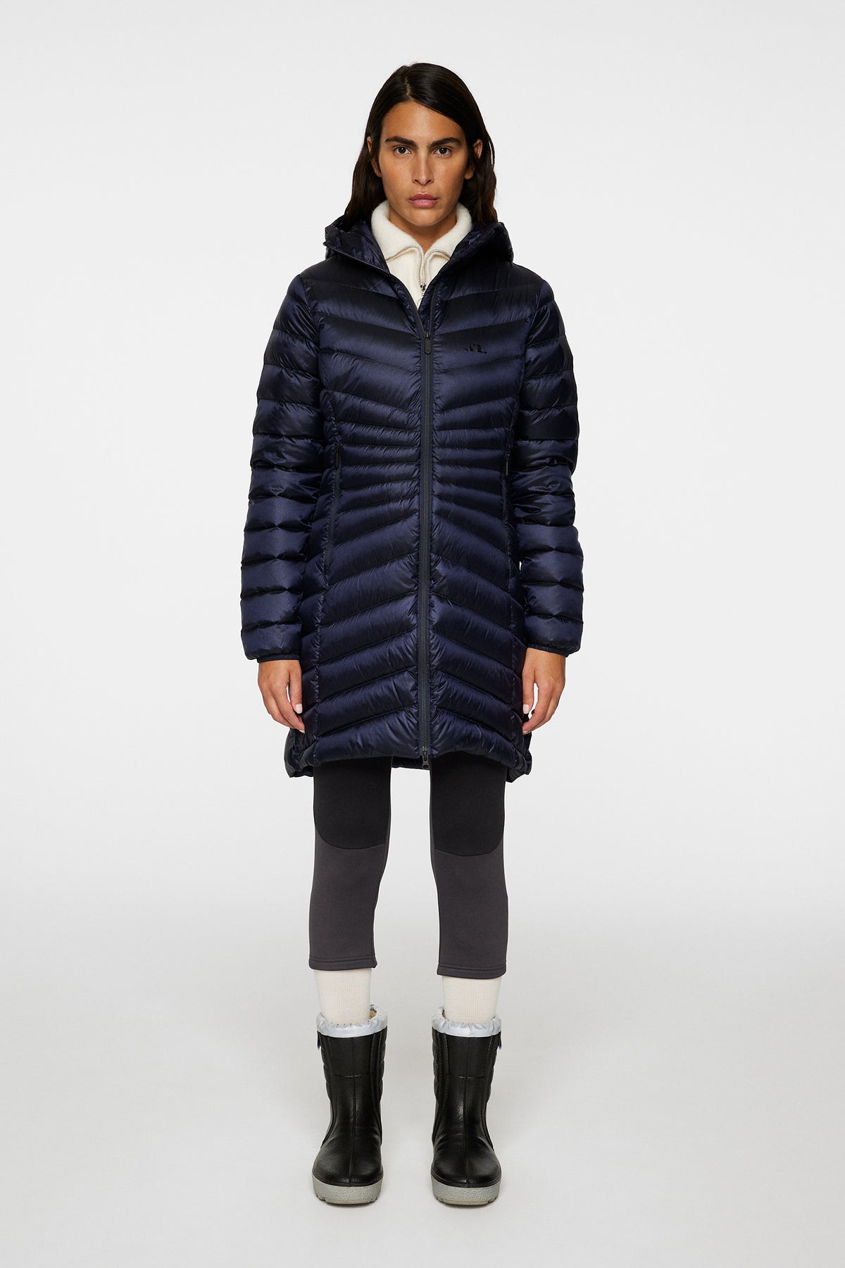 Lara Light Down Parka / JL Navy