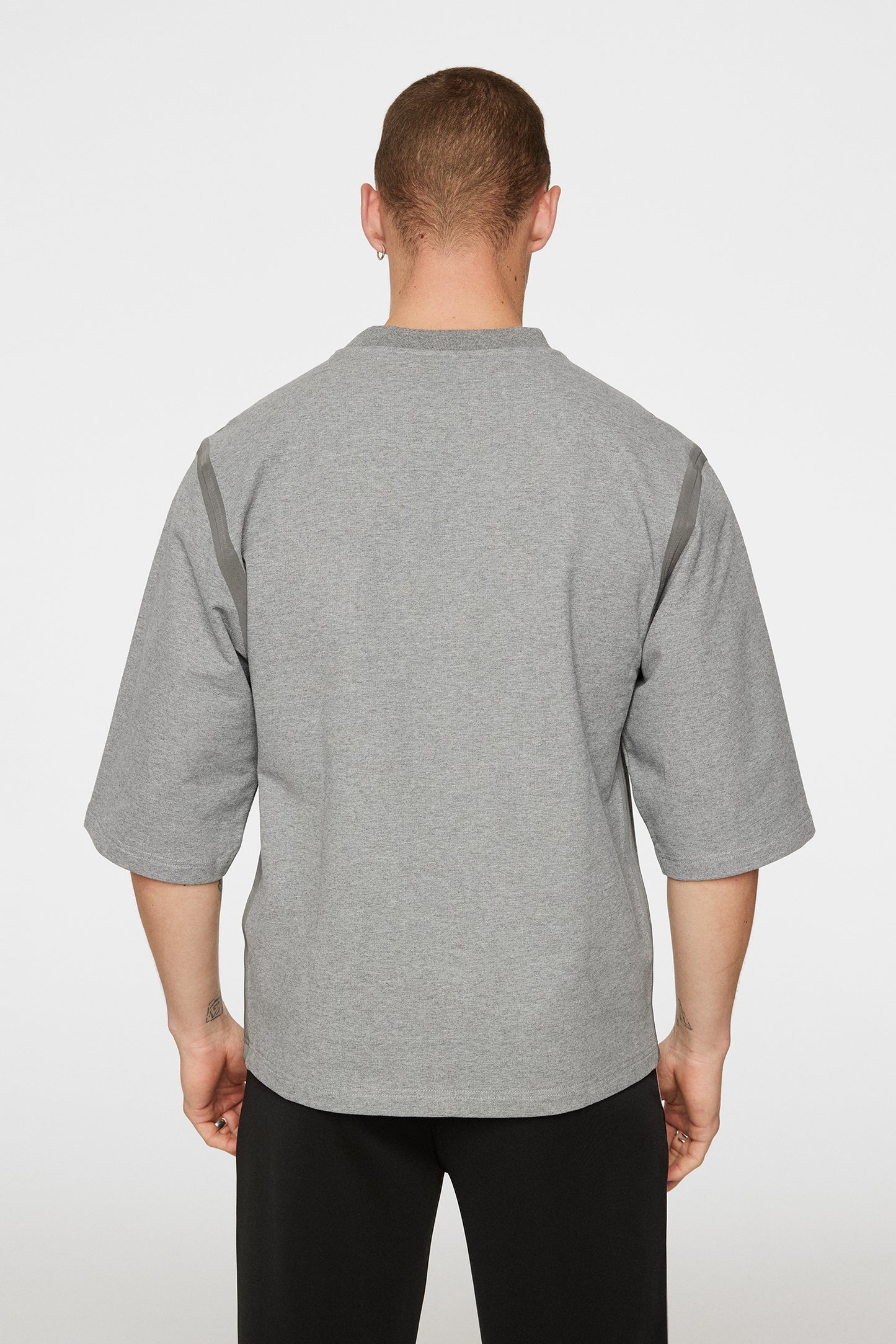 Tibbe Seam Sealed Tee / Light Grey Melange