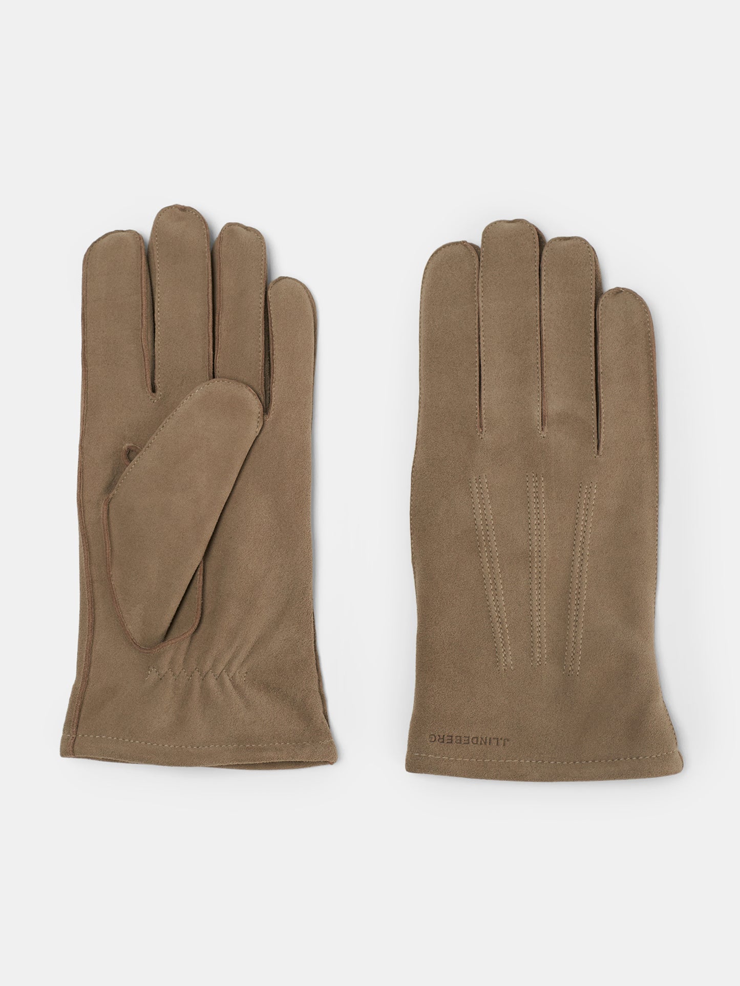 Milo Suede glove / Chinchilla