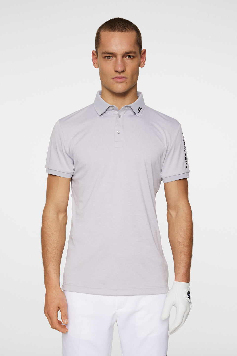 Tour Tech Polo / Light Grey Melange