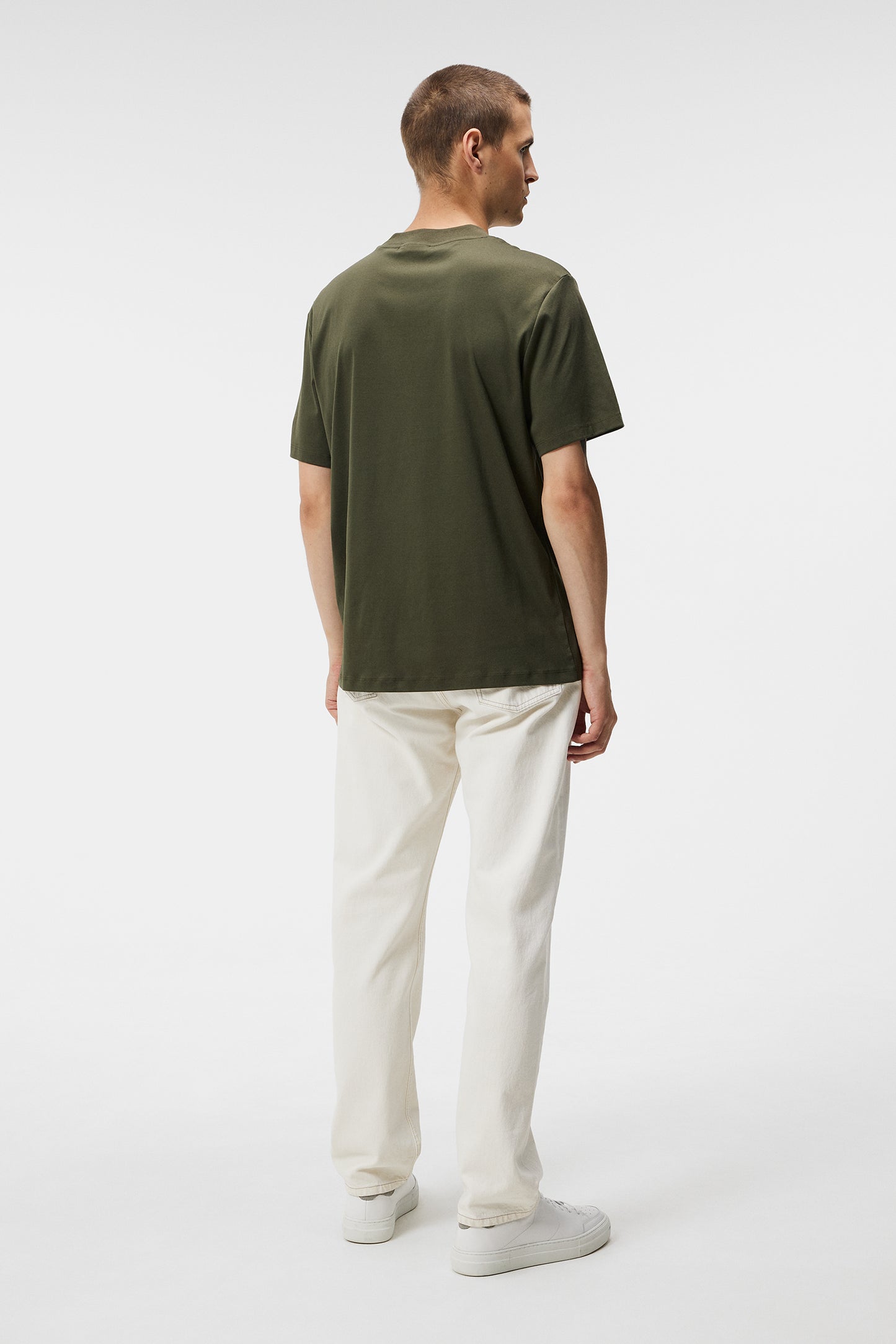 Ace Mock Neck T-shirt / Forest Green