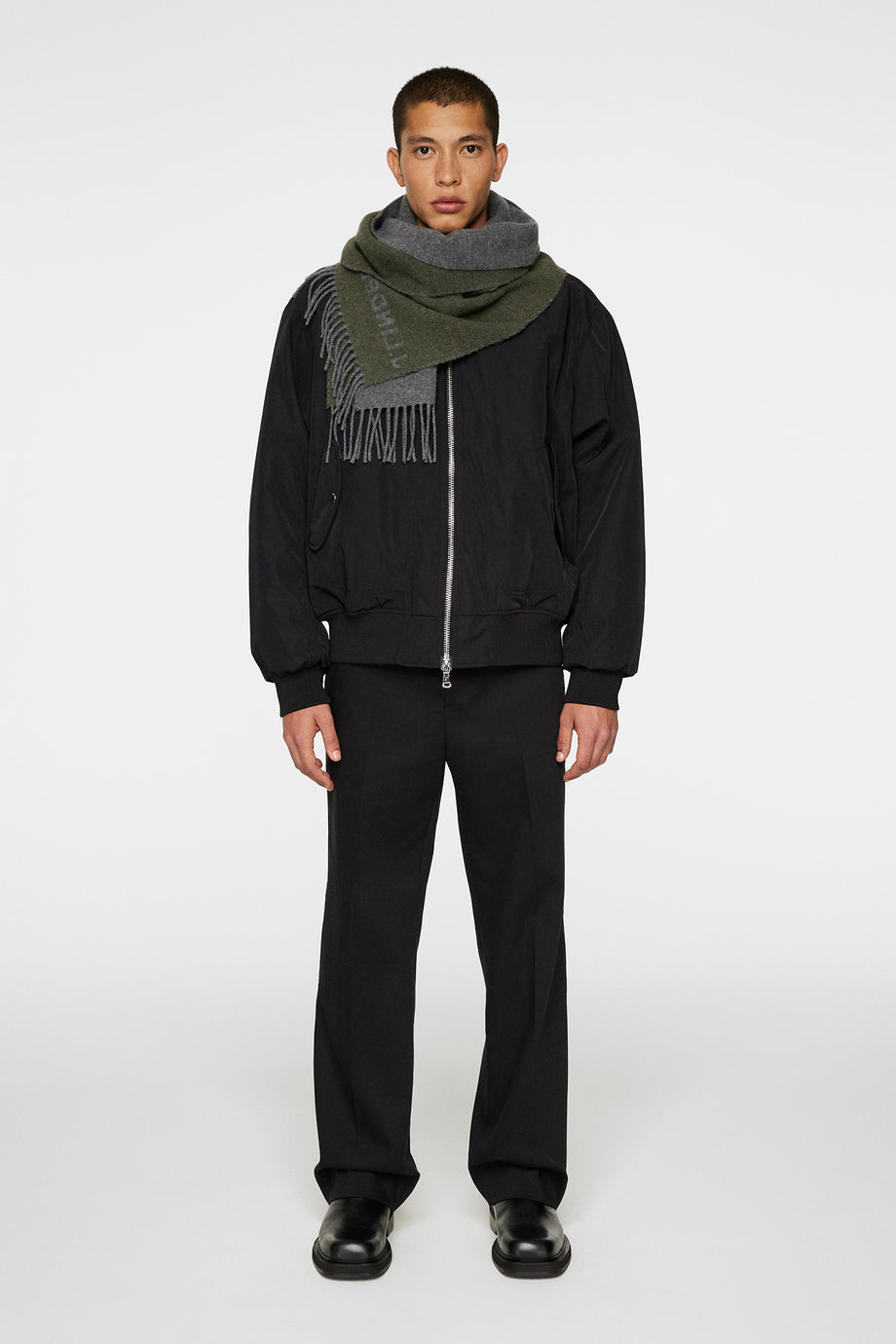 Champ JL Scarf / Light Grey Melange