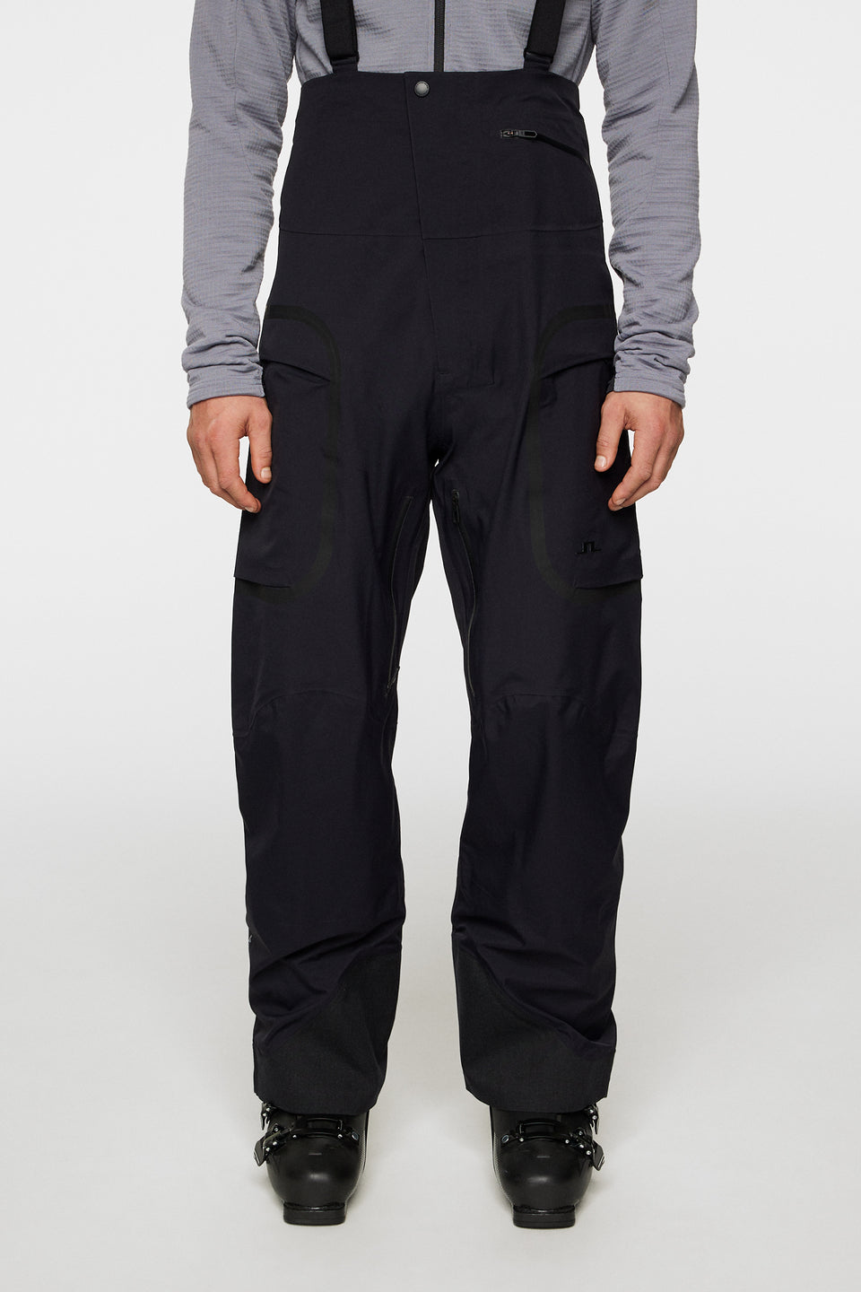 High Grounds Shell Bib Pants / Black