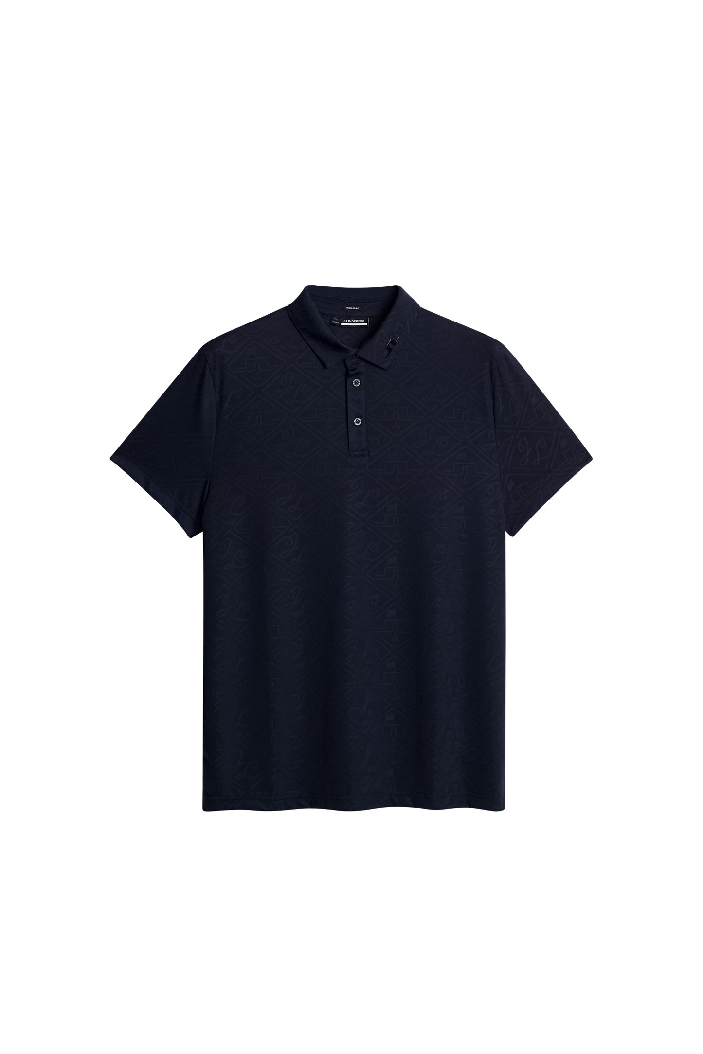 Bison  Regular Jacquard Polo / JL Navy