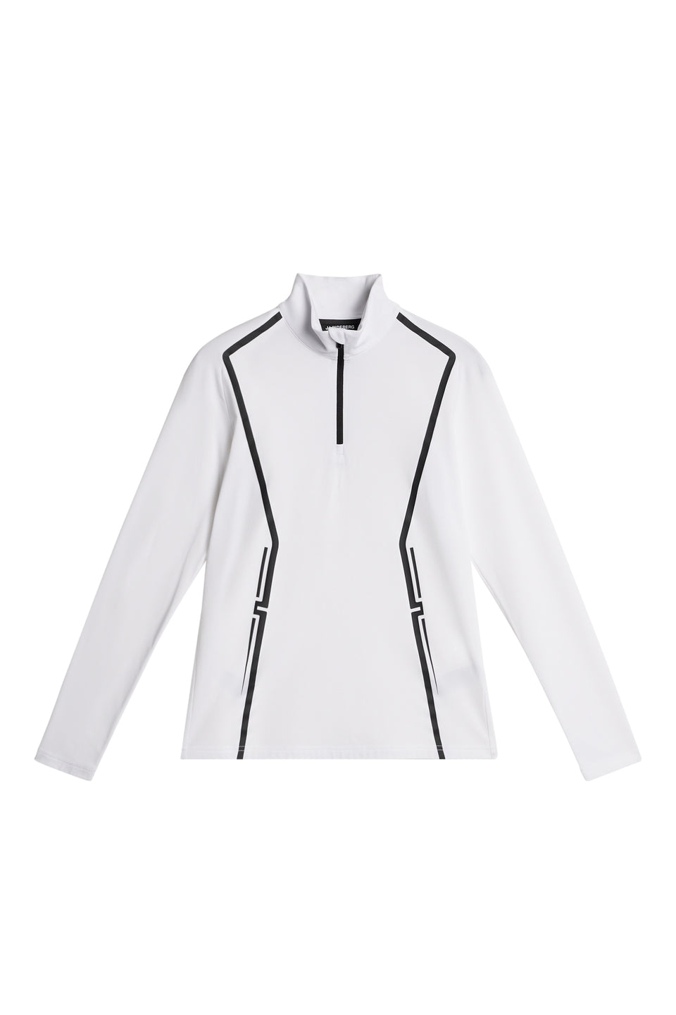 Lina Quarter Zip Mid Layer / White