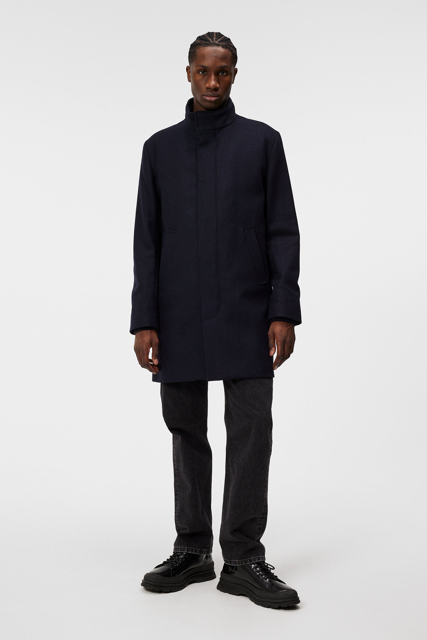 Carl Wool Coat JL Navy