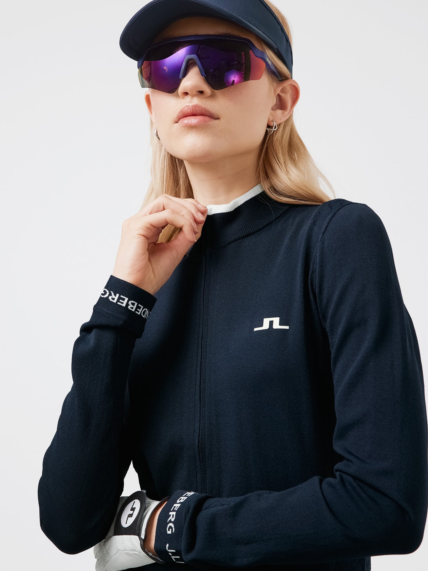 Alma Knitted Sweater / JL Navy