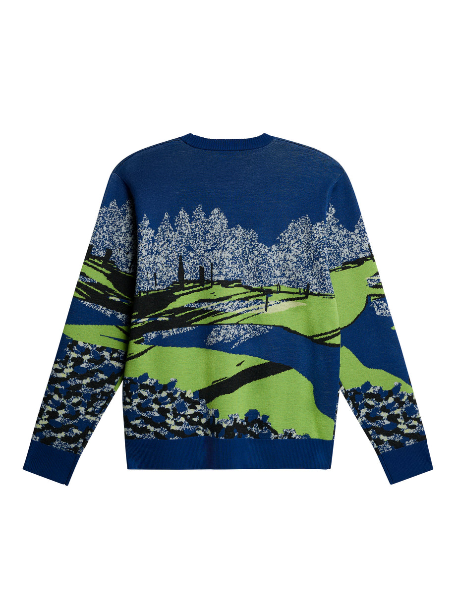 Alexander Jacquard Sweater / Watercolor Jacquard Estate