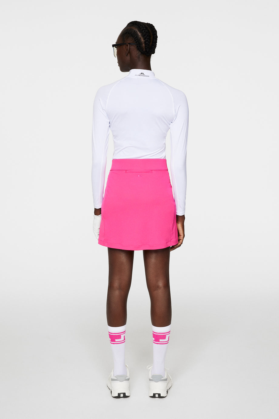 Amelie Mid Skirt / Pink Peacock