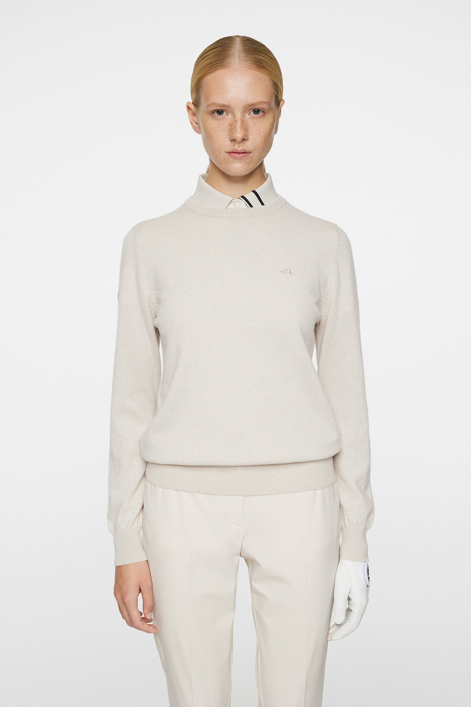 Gia Cashmere Crewneck / Moonbeam