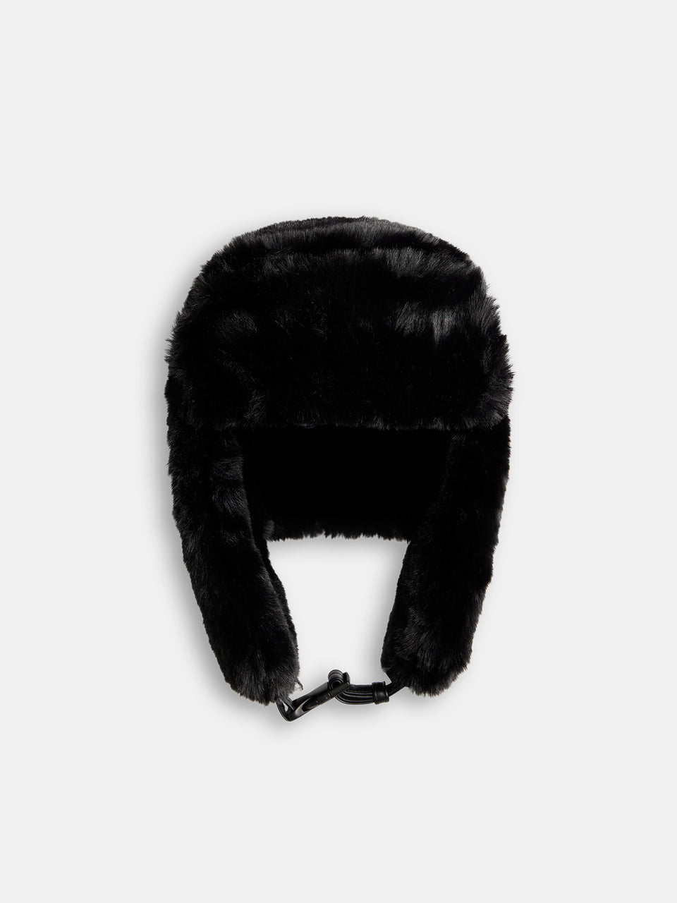 Trapper Faux Fur Hat / Black