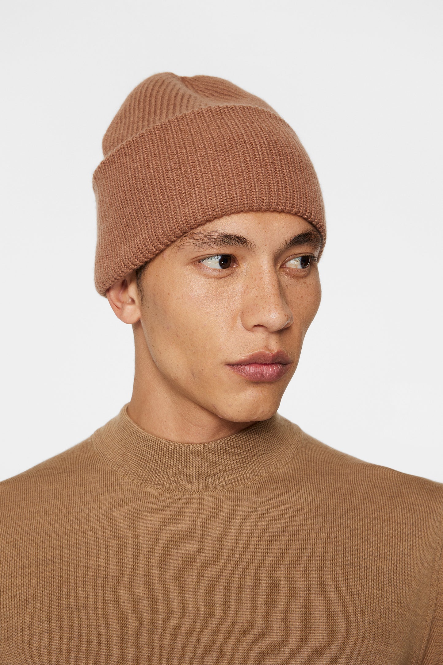 Monti Cashmere Blend Beanie / Tiger Brown