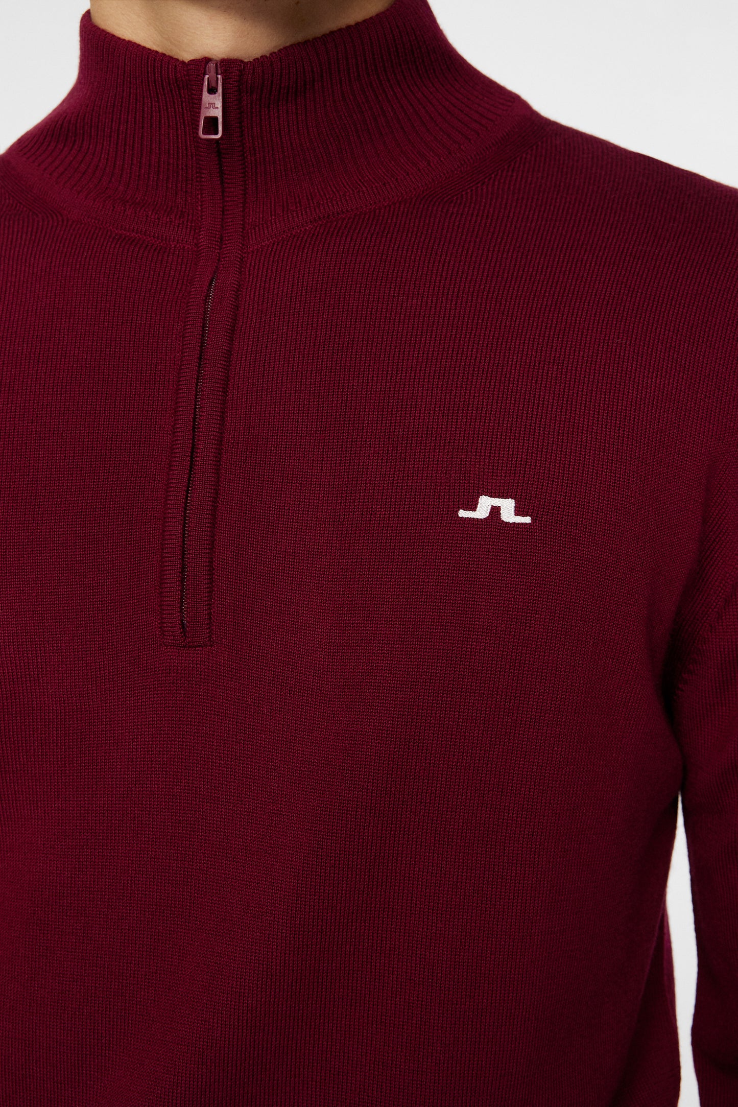 Kian Zipped Sweater / Cabernet