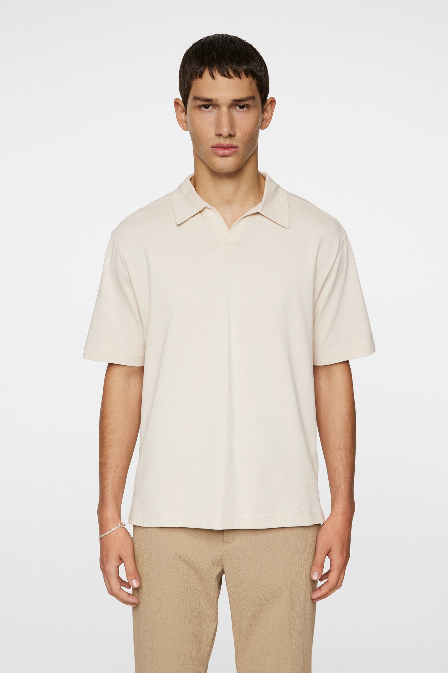 Roy relaxed Polo Pique / Moonbeam