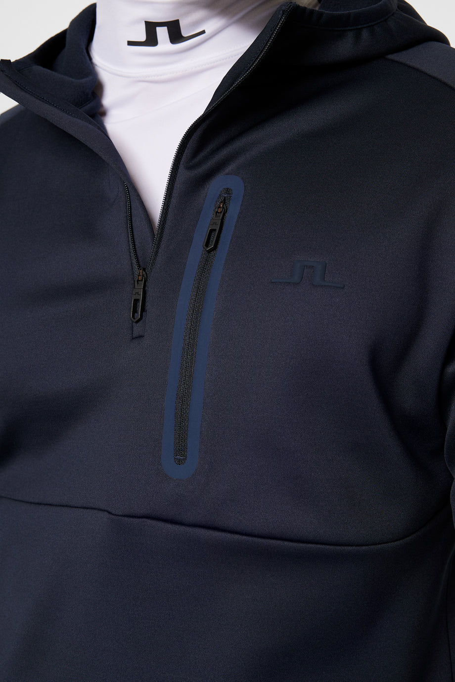 Adam Quarter Zip Hood / JL Navy