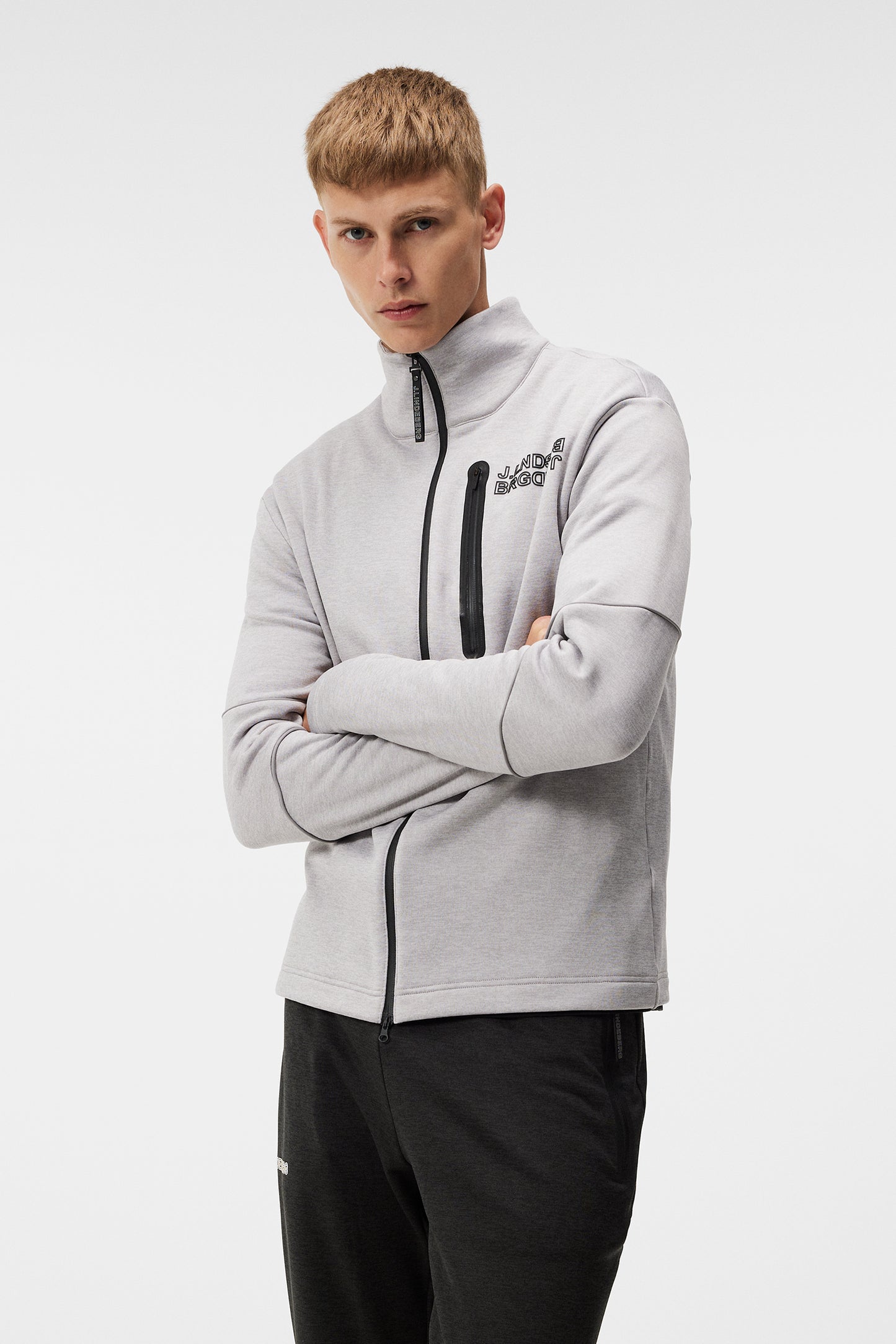 Brush Full Zip Midlayer / Grey Melange