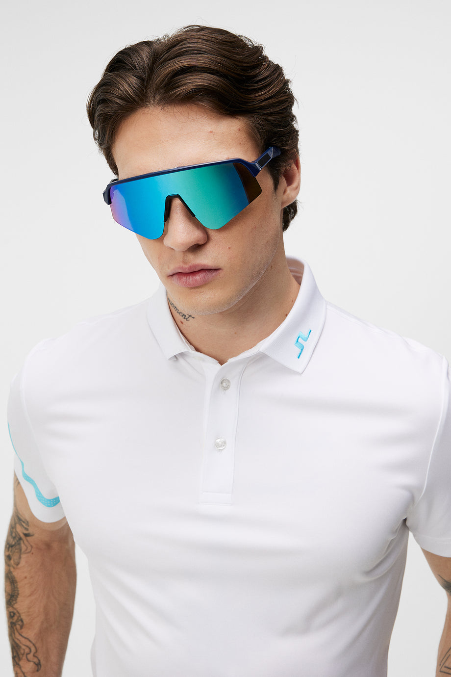 Heath Regular Fit Polo / White