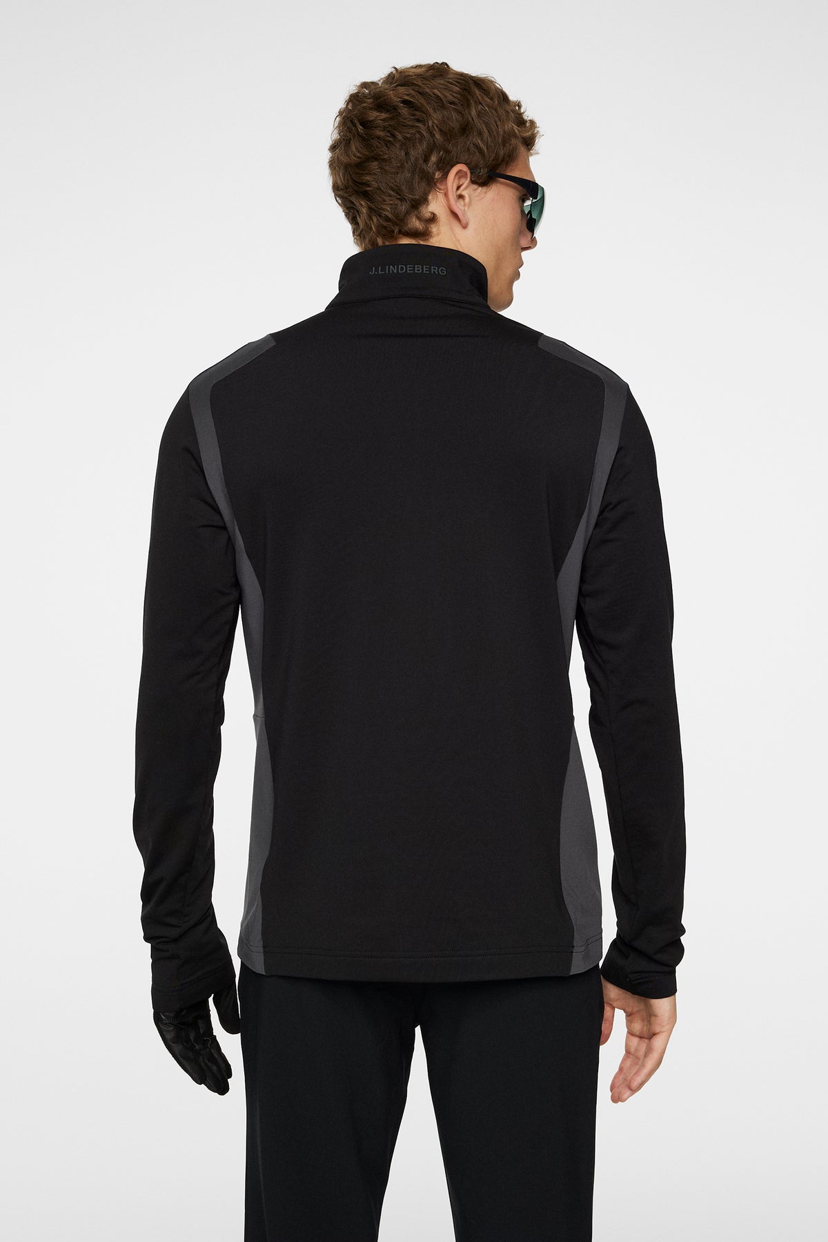 Lukas Quarter Zip Mid Layer / Black