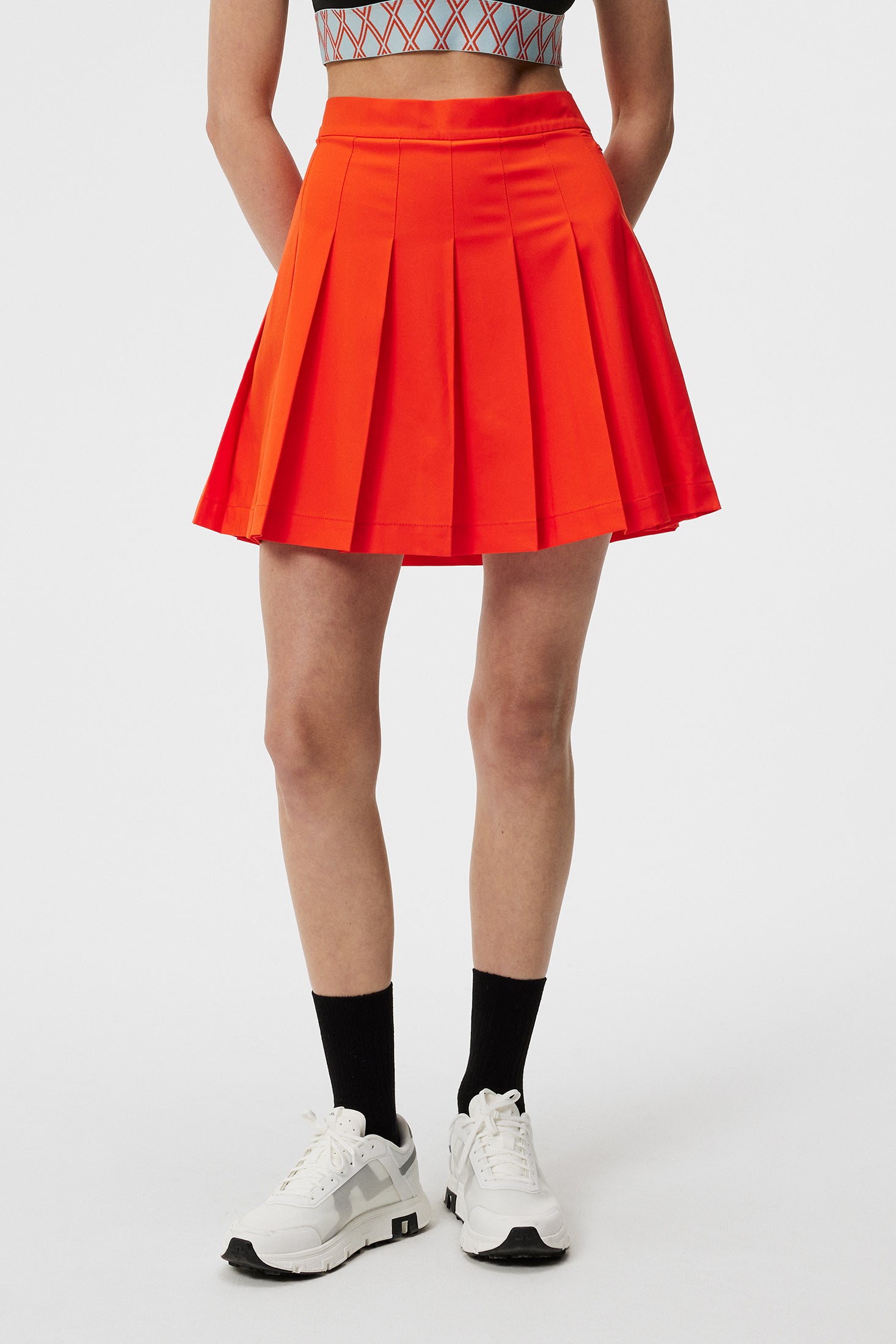 Adina Skirt Tangerine Tango J.Lindeberg