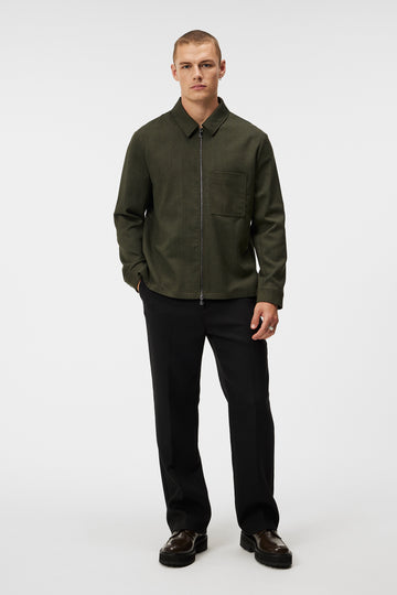 Julius Flannel Overshirt / Forest Green – J.Lindeberg