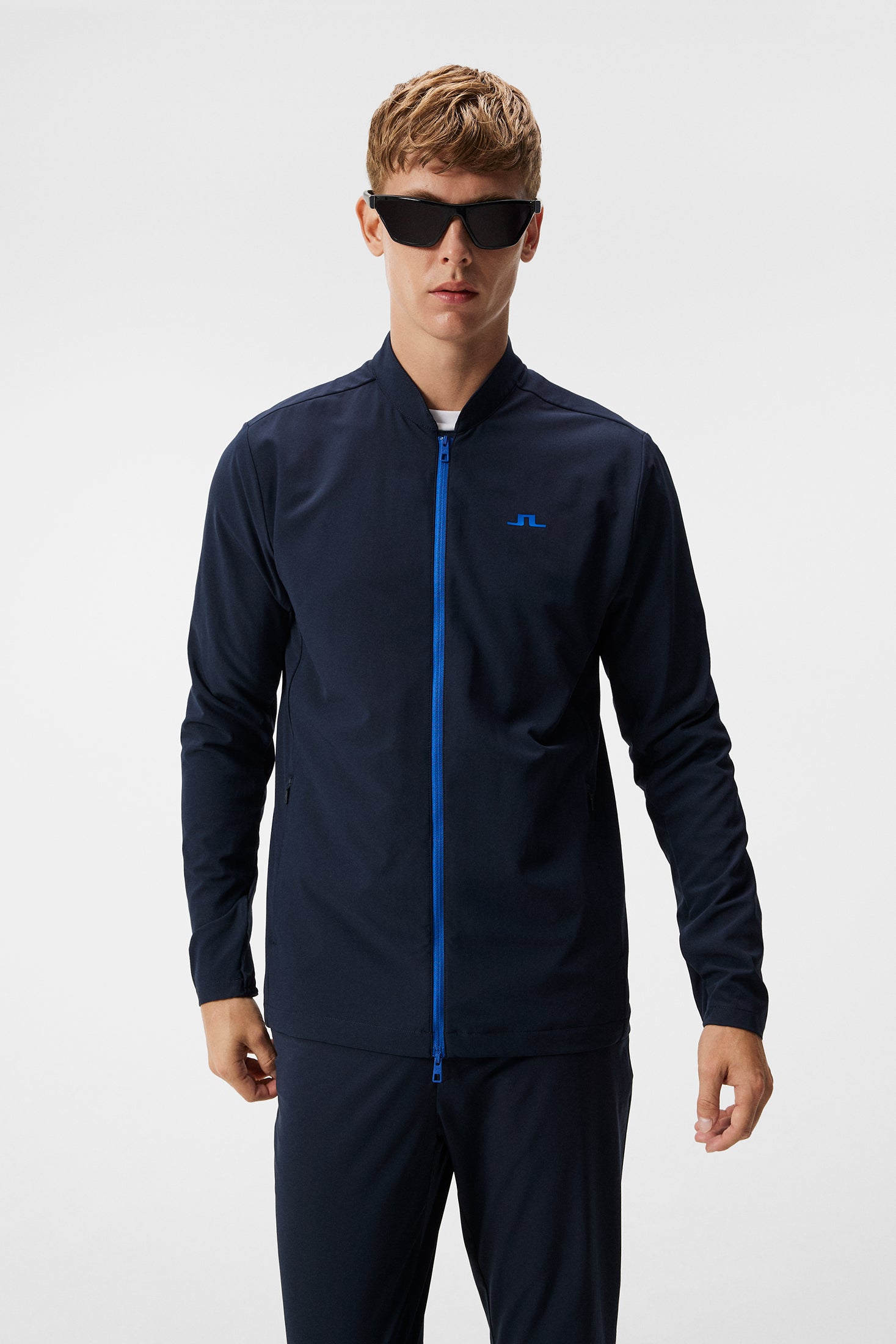 Jeff Hybrid Jacket / JL Navy