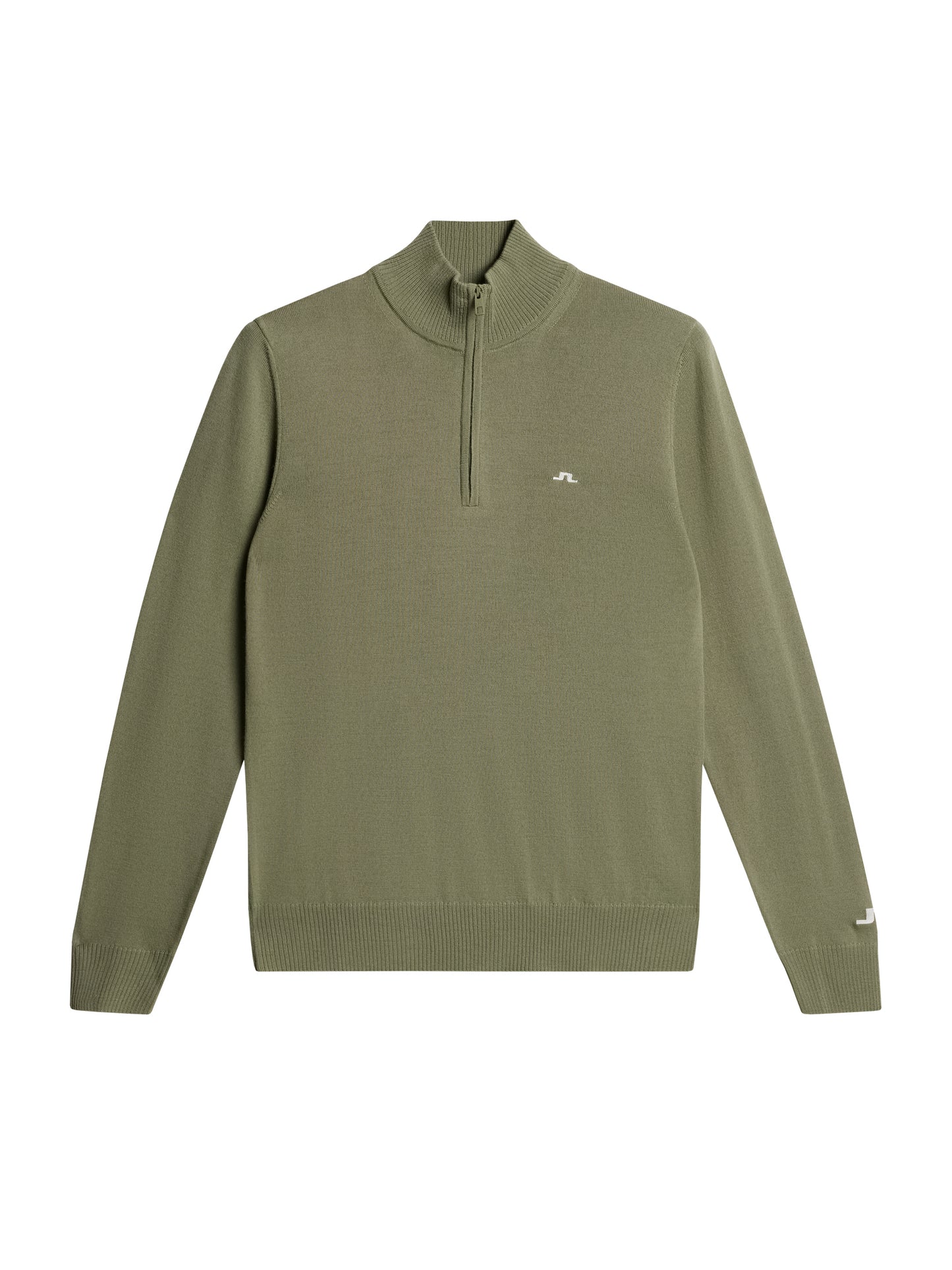 Kian Zipped Sweater / Oil Green