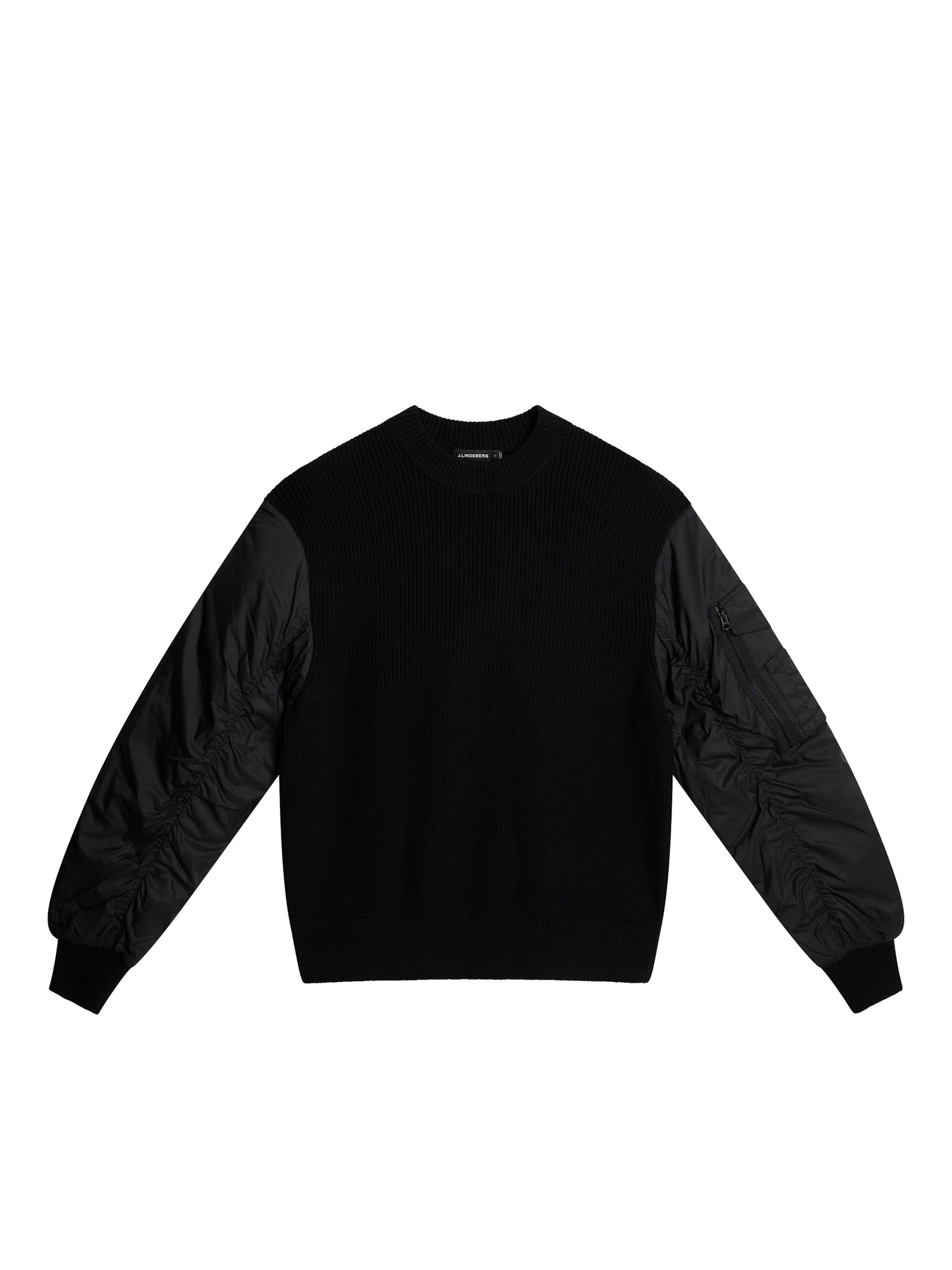 Bow Bomber Knit Hybrid / Black