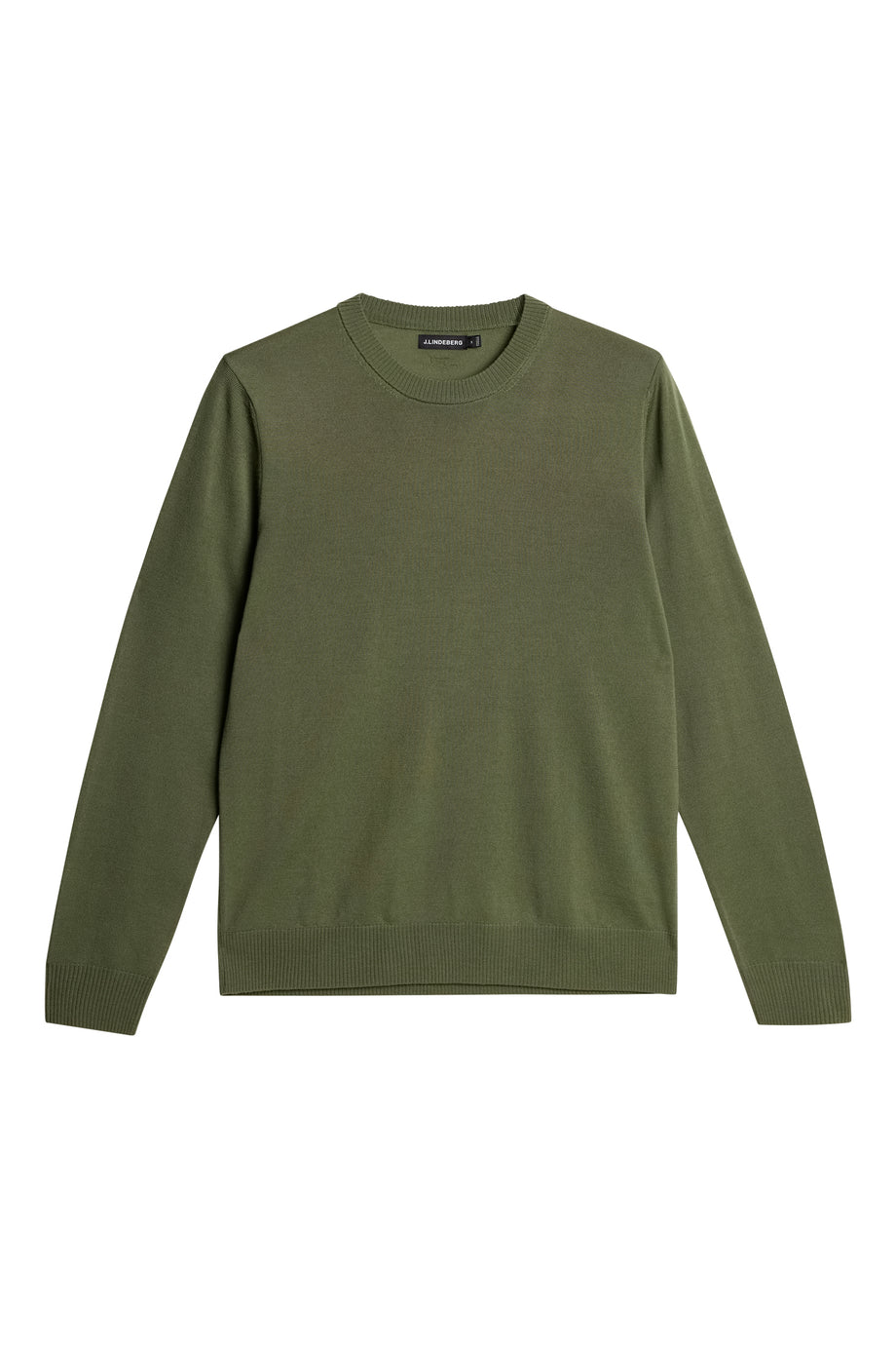 Keane Light Merino Crew Neck / Olivine