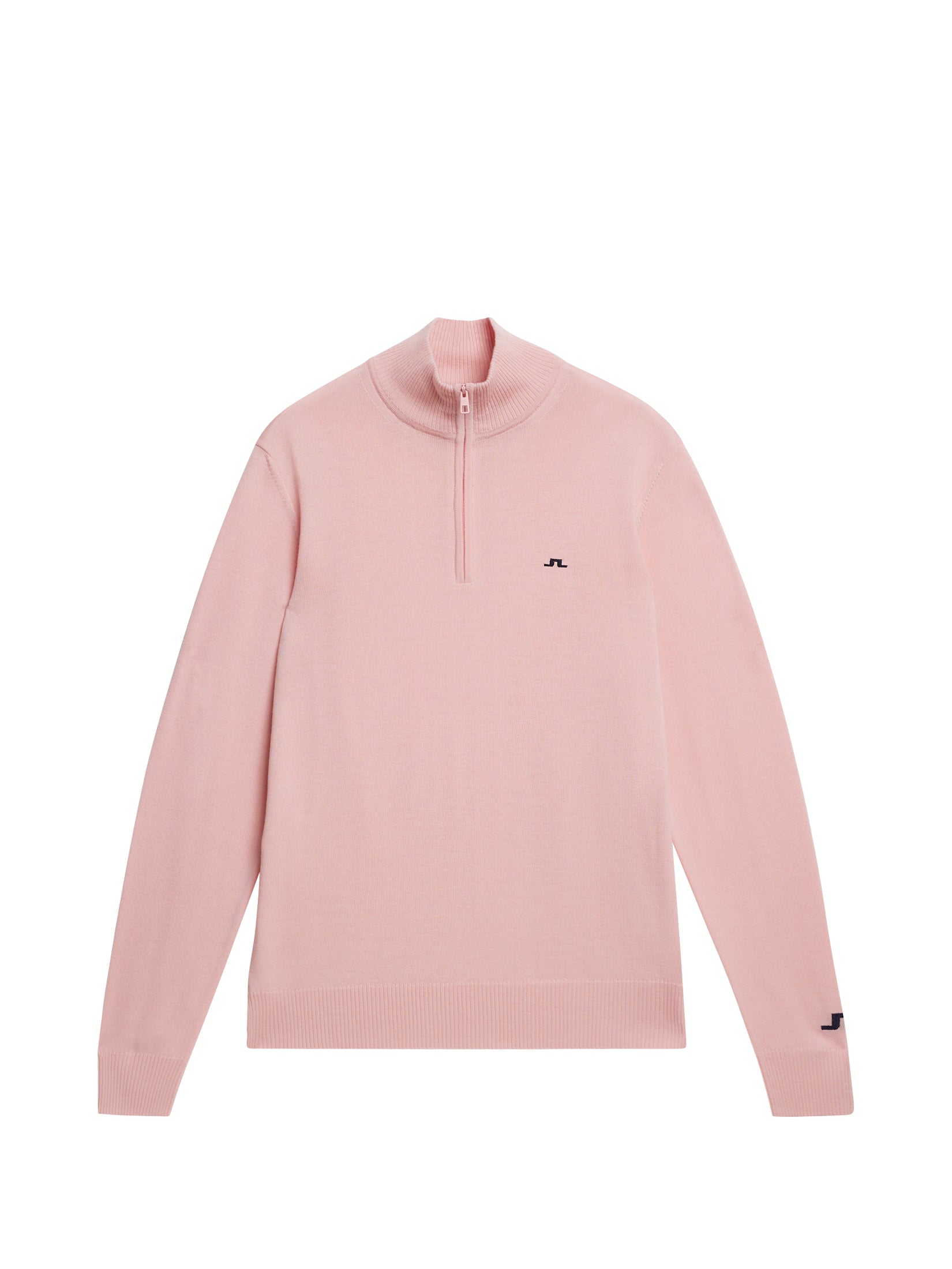 Kian Zipped Sweater Powder Pink J.Lindeberg