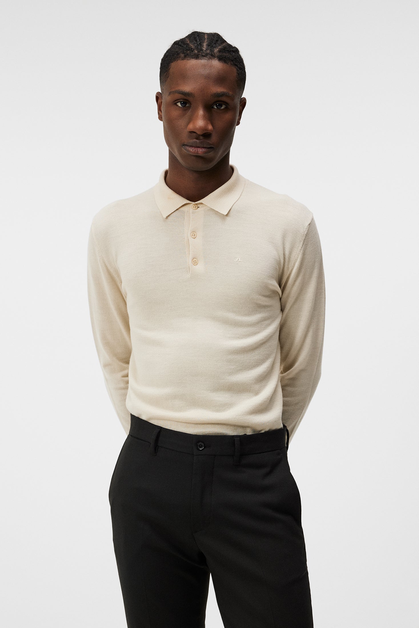 Long sleeve deals merino polo