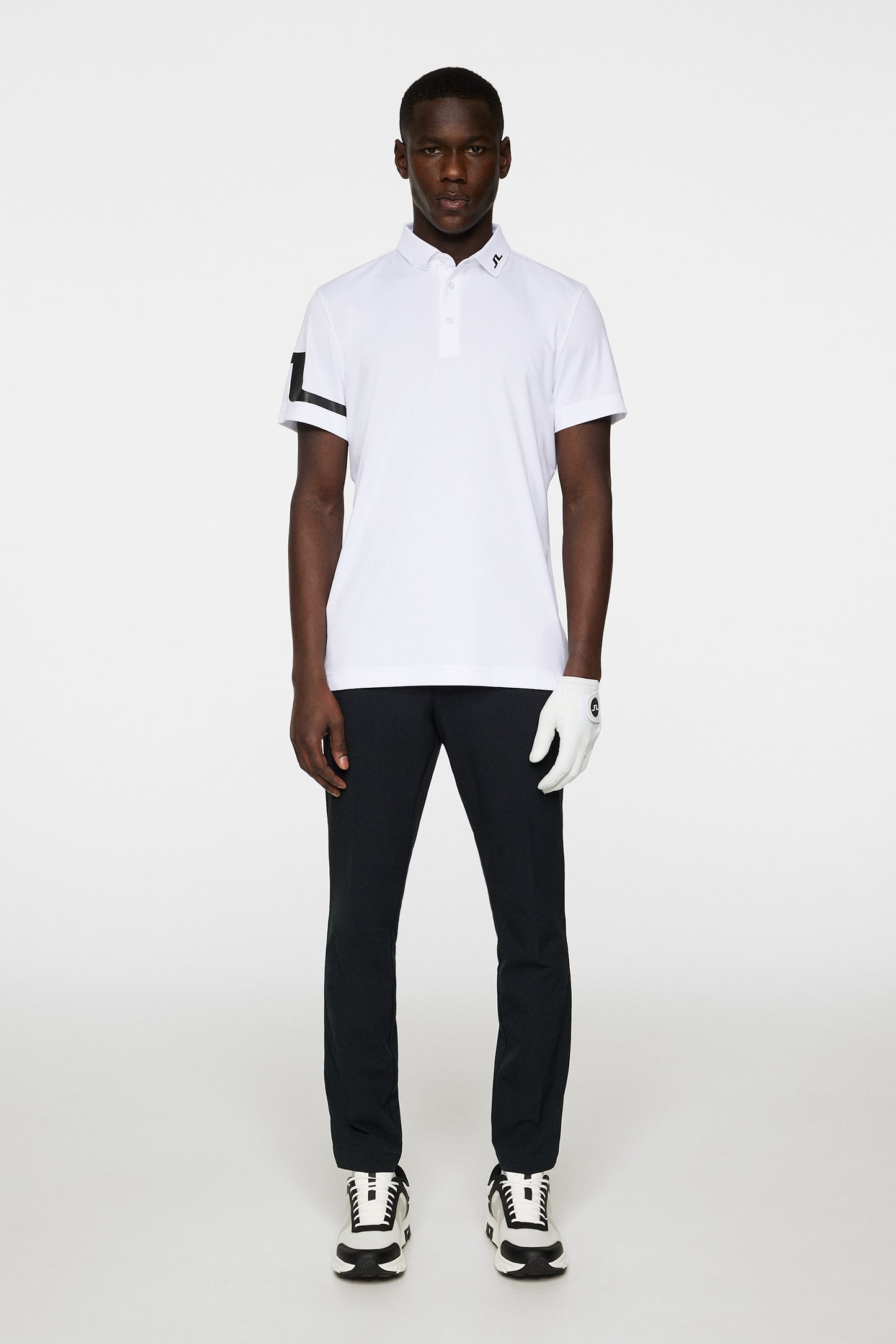 Heath Regular Fit Golf Polo / White