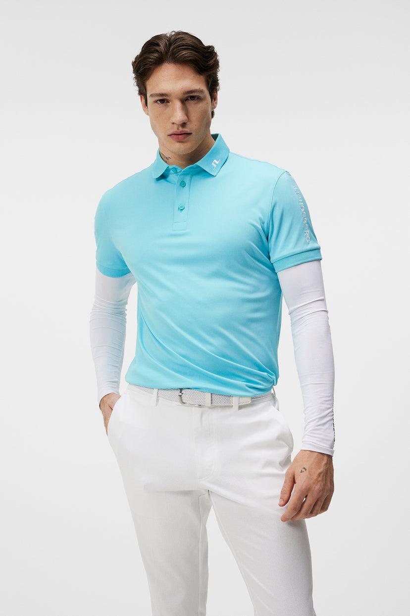 Tour Tech Reg Fit Polo / Blue Curacao – J.Lindeberg