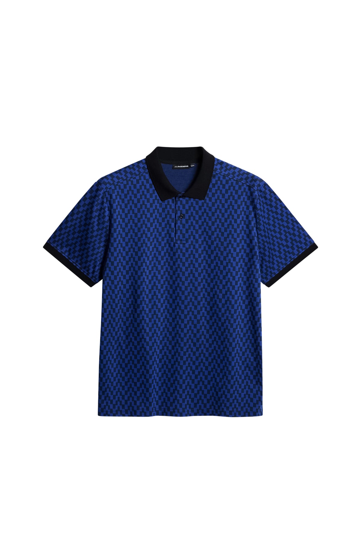 Devon Jacquard Polo / Bridge Stack Blue