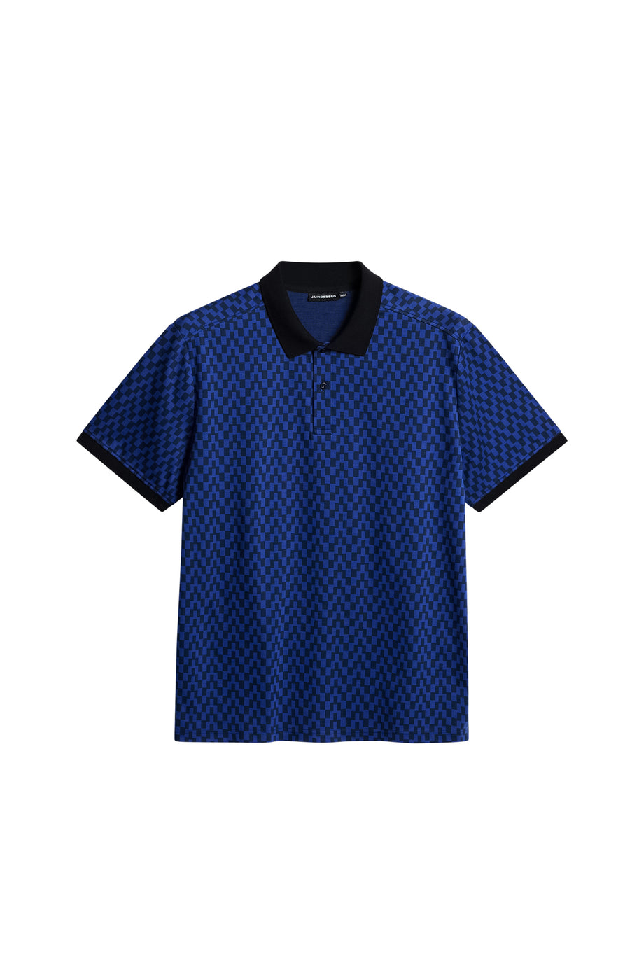 Devon Jacquard Polo / Bridge Stack Blue