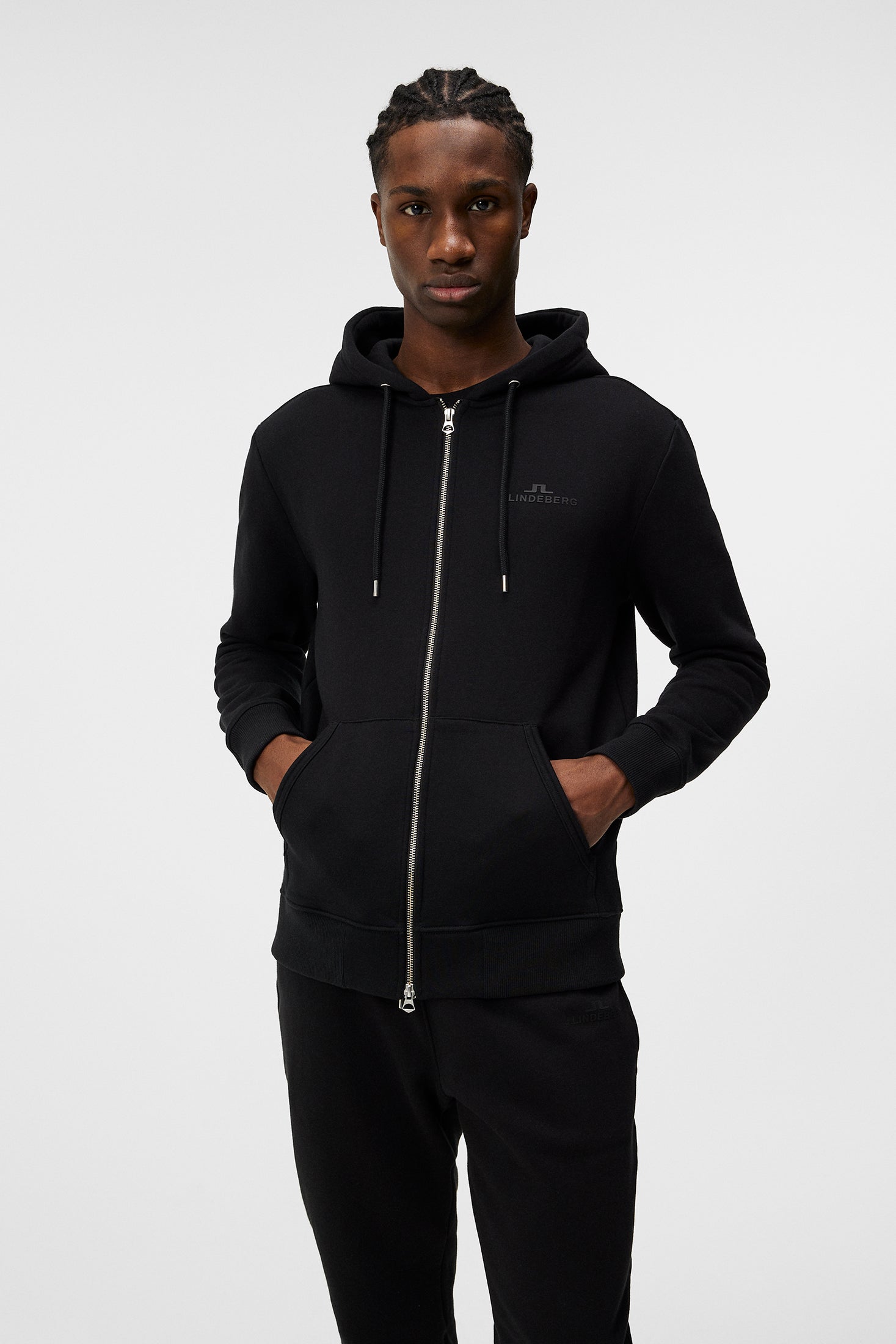 Alpha Zip Hood / Black