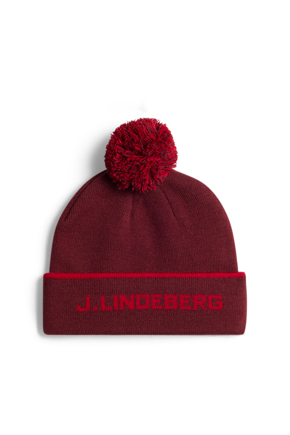 Stripe Beanie / Cabernet