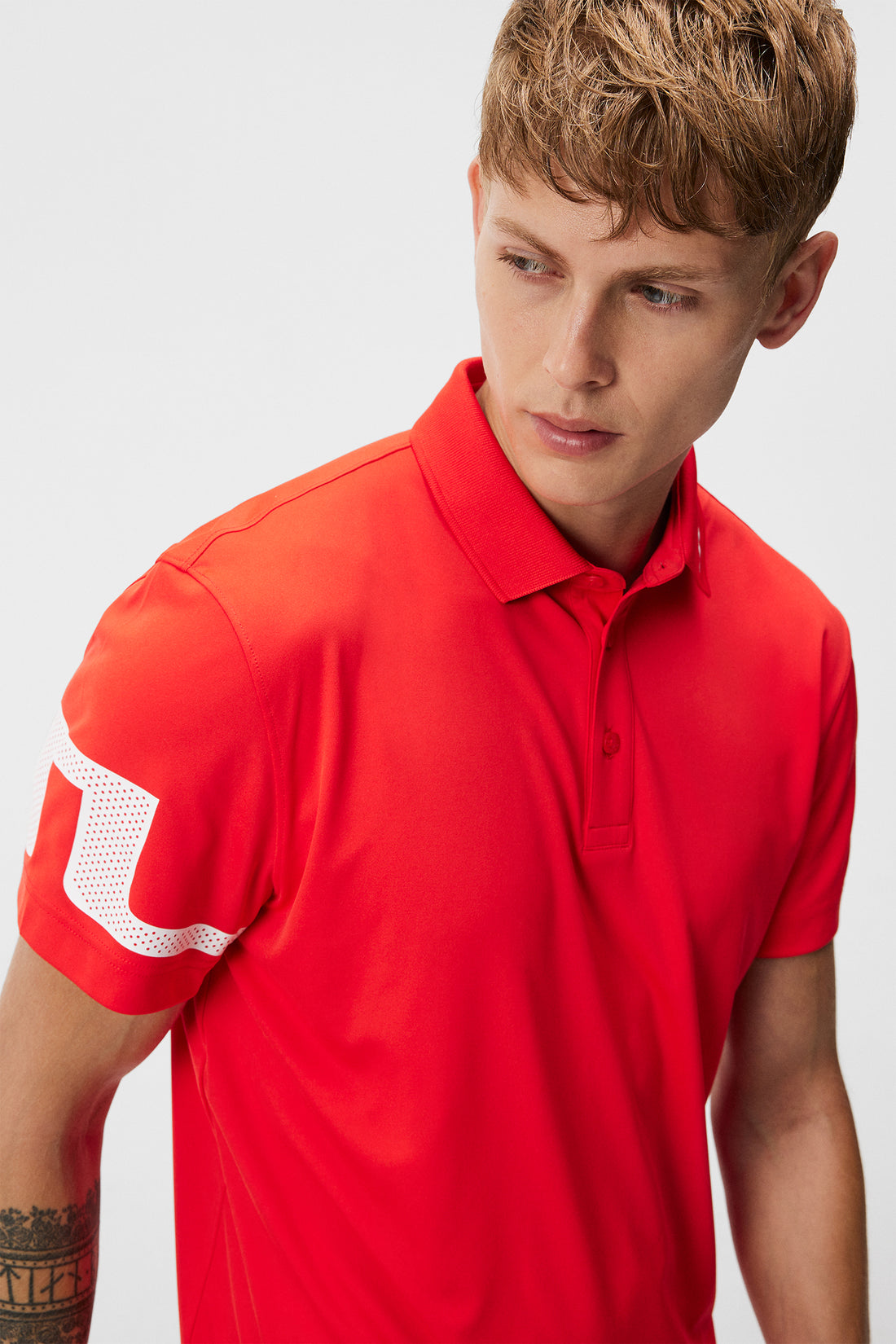 Heath Regular Fit Polo / Fiery Red – J.Lindeberg